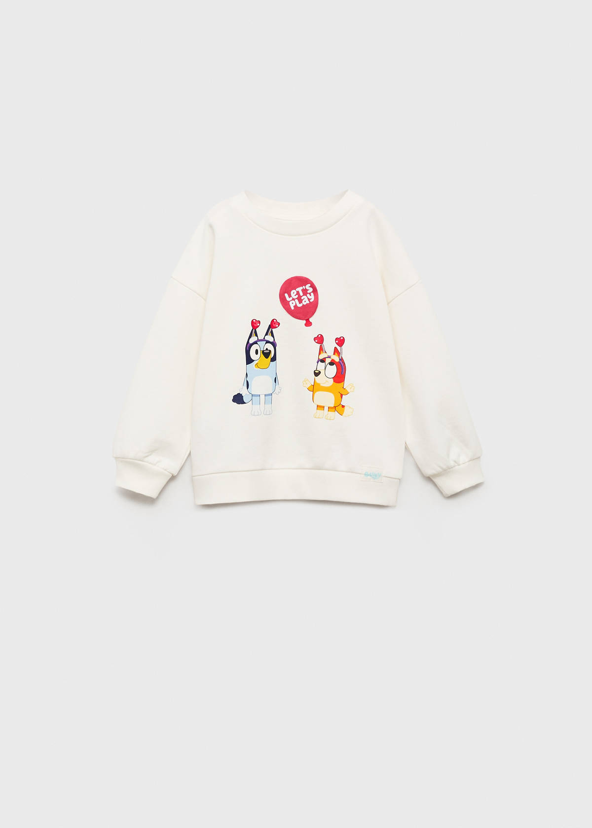 Bluey-print sweatshirt — Off White