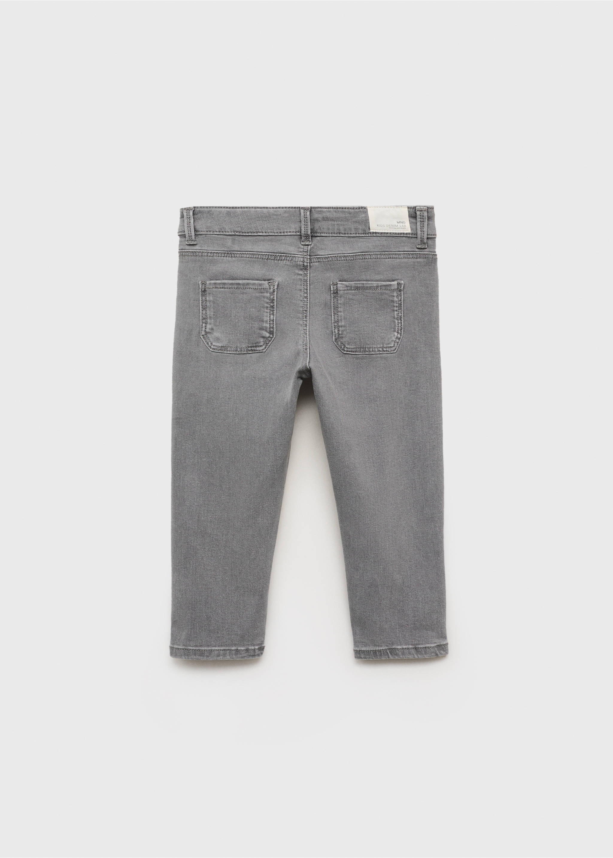 Джинсы slim fit - Обратная сторона изделия, Джинсовый серый. Ref: 17071238-00.