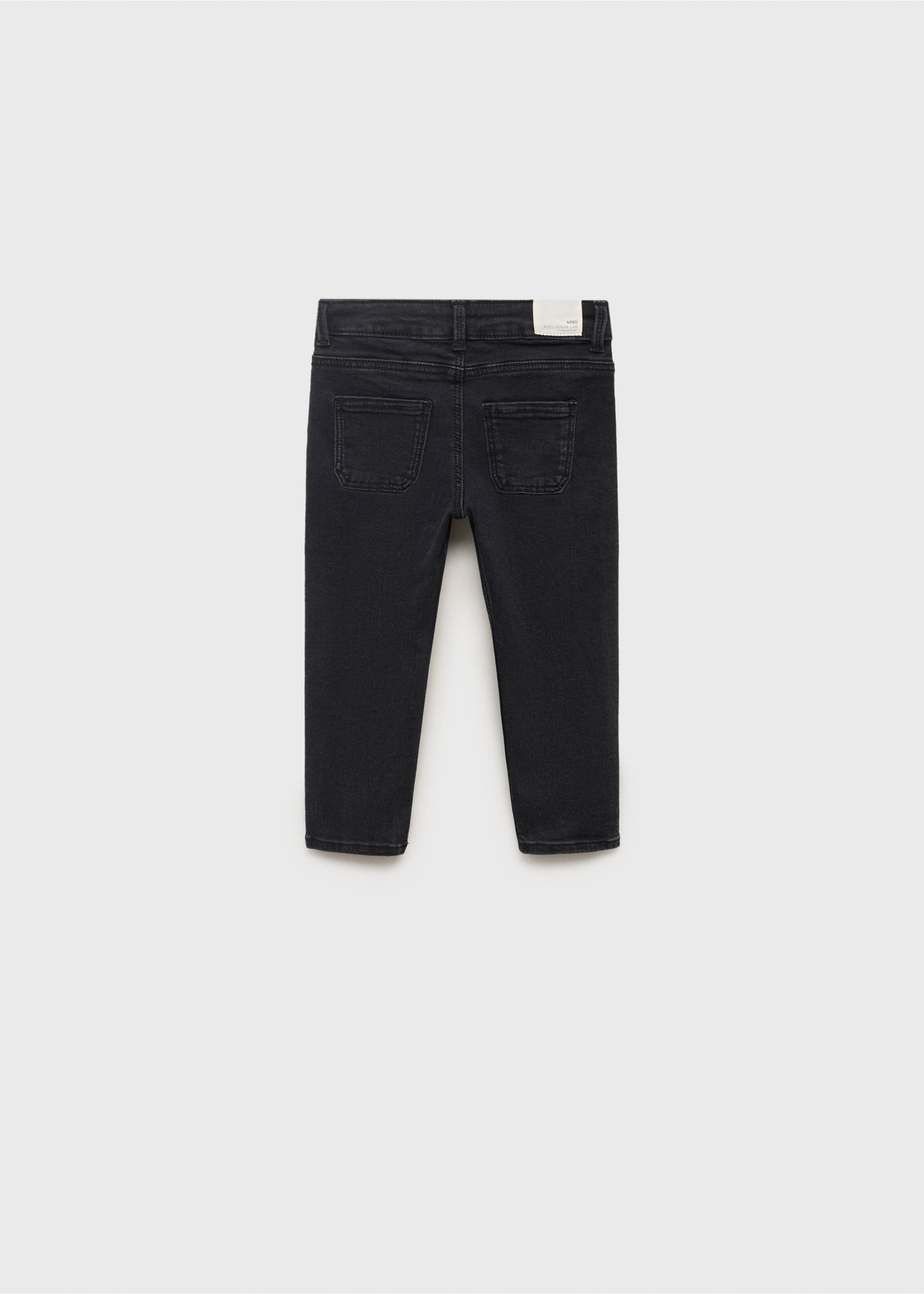 Джинсы slim fit - Обратная сторона изделия, Черный деним. Ref: 17071238-00.
