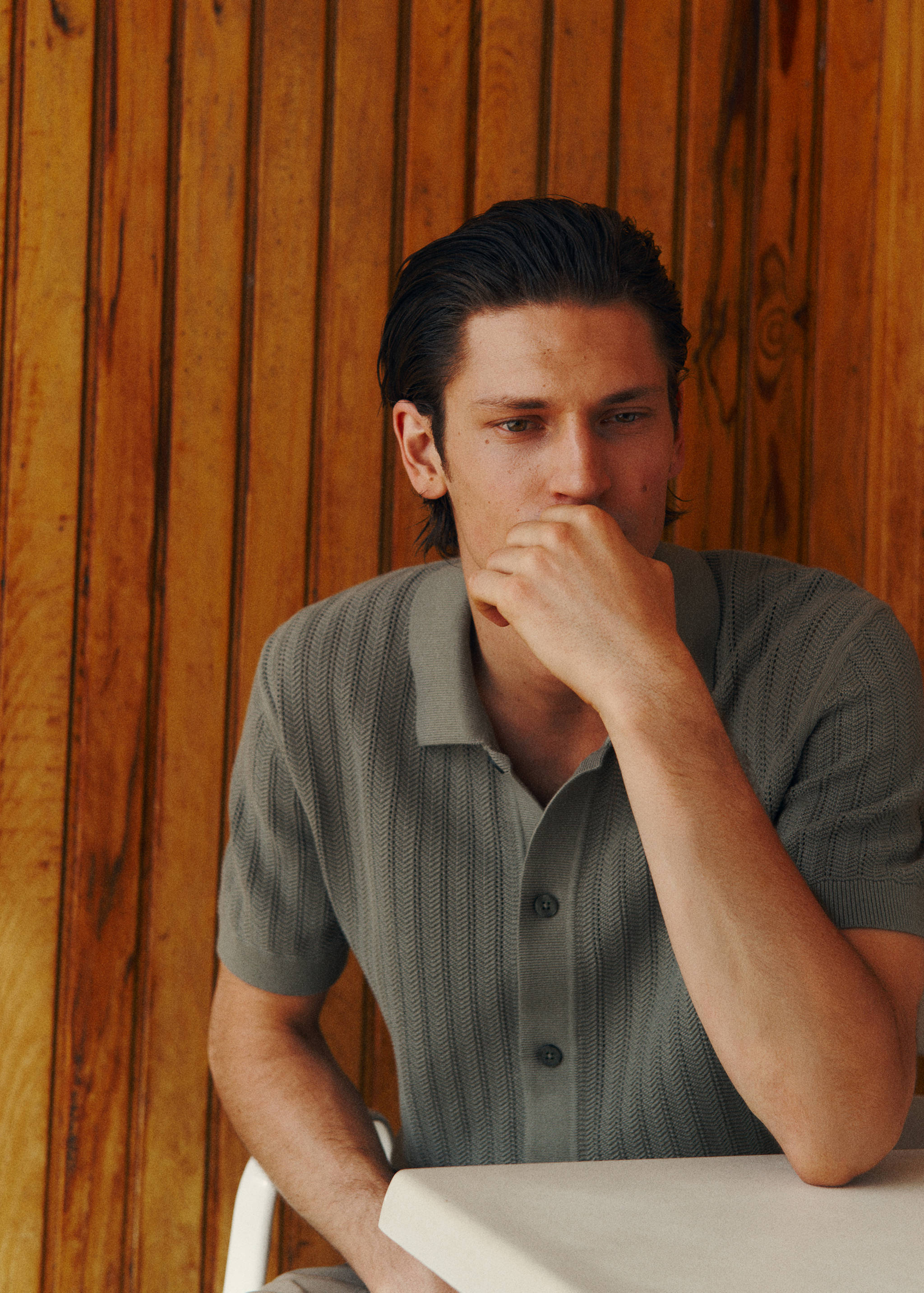 100% cotton shirt structure - Details of the article 3