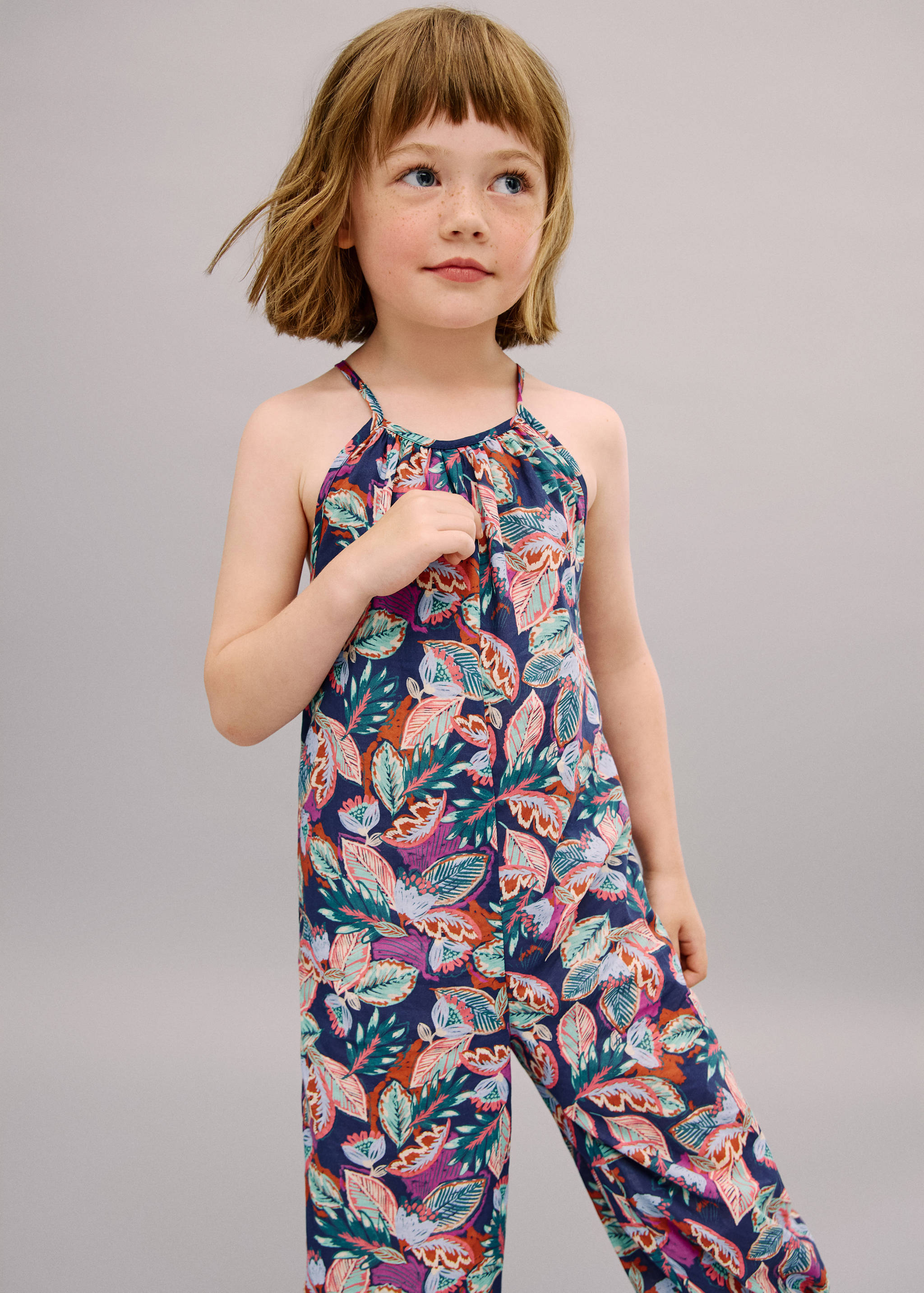 Floral print jumpsuit - Medium plane