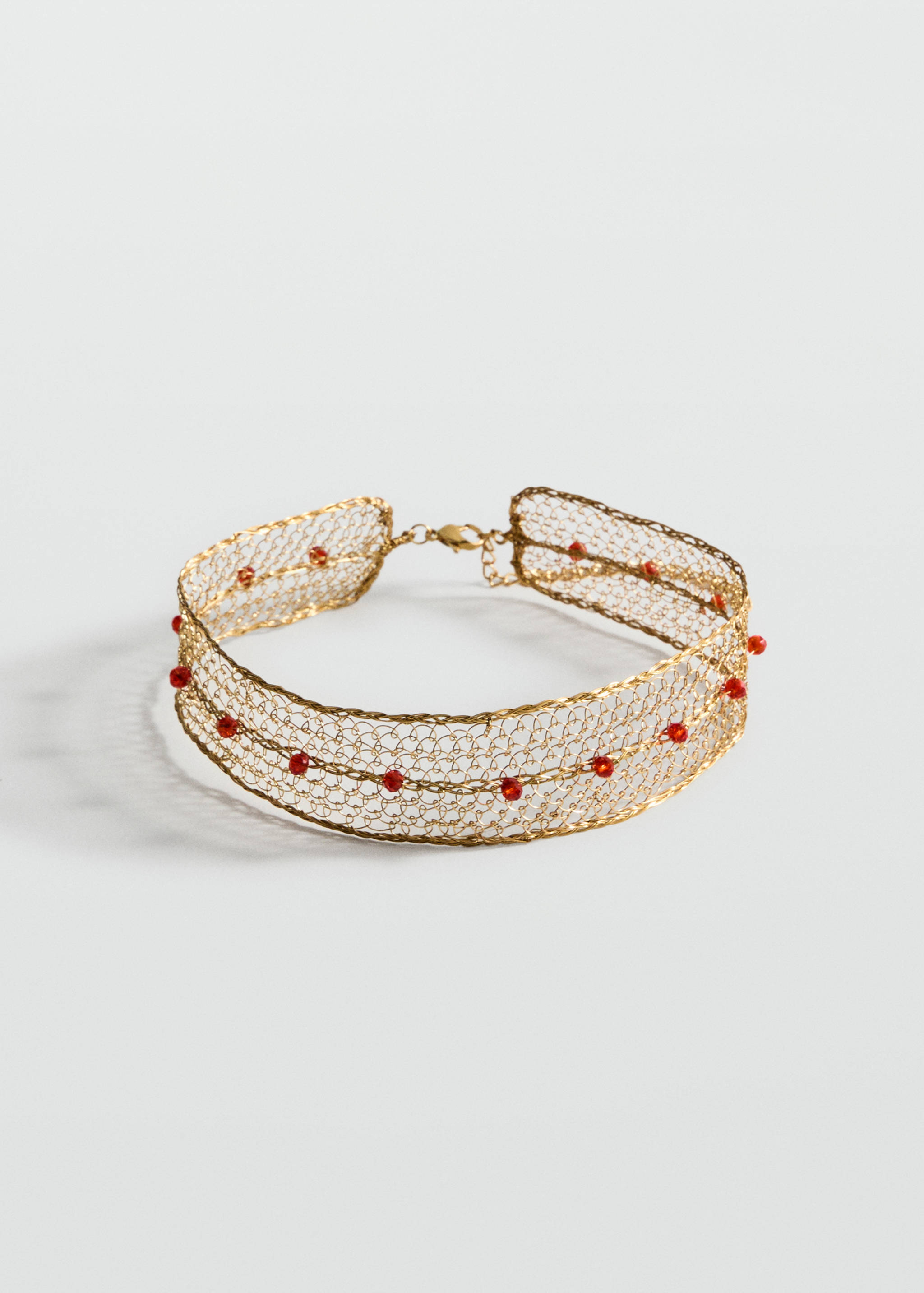 Gargantilha com cristais - Artigo sem modelo