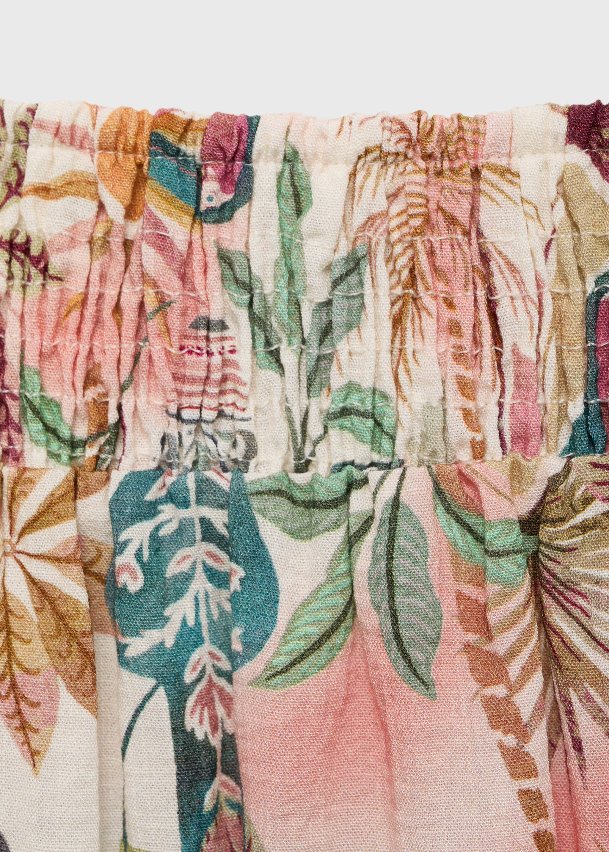 Printed long skirt - Details of the article 8
