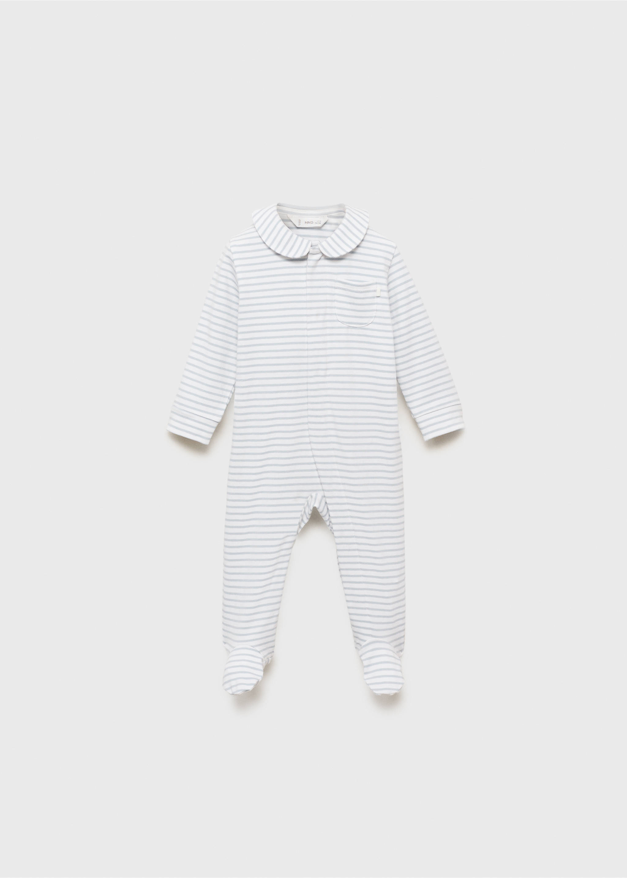 Pijama body rayas - Artículo sin modelo, Azul. Ref: 17071256-00.