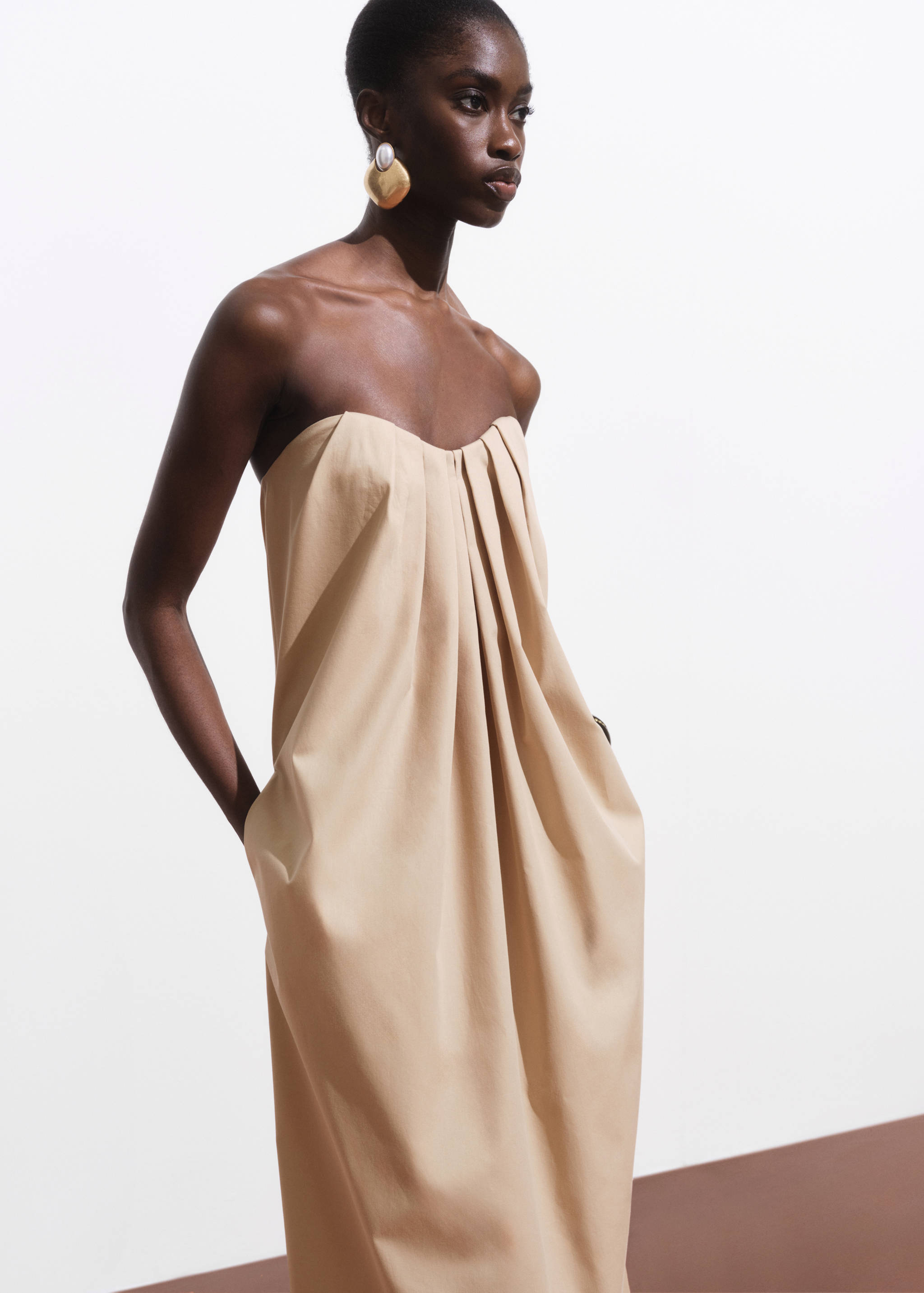 Combined pearl earrings - General plane