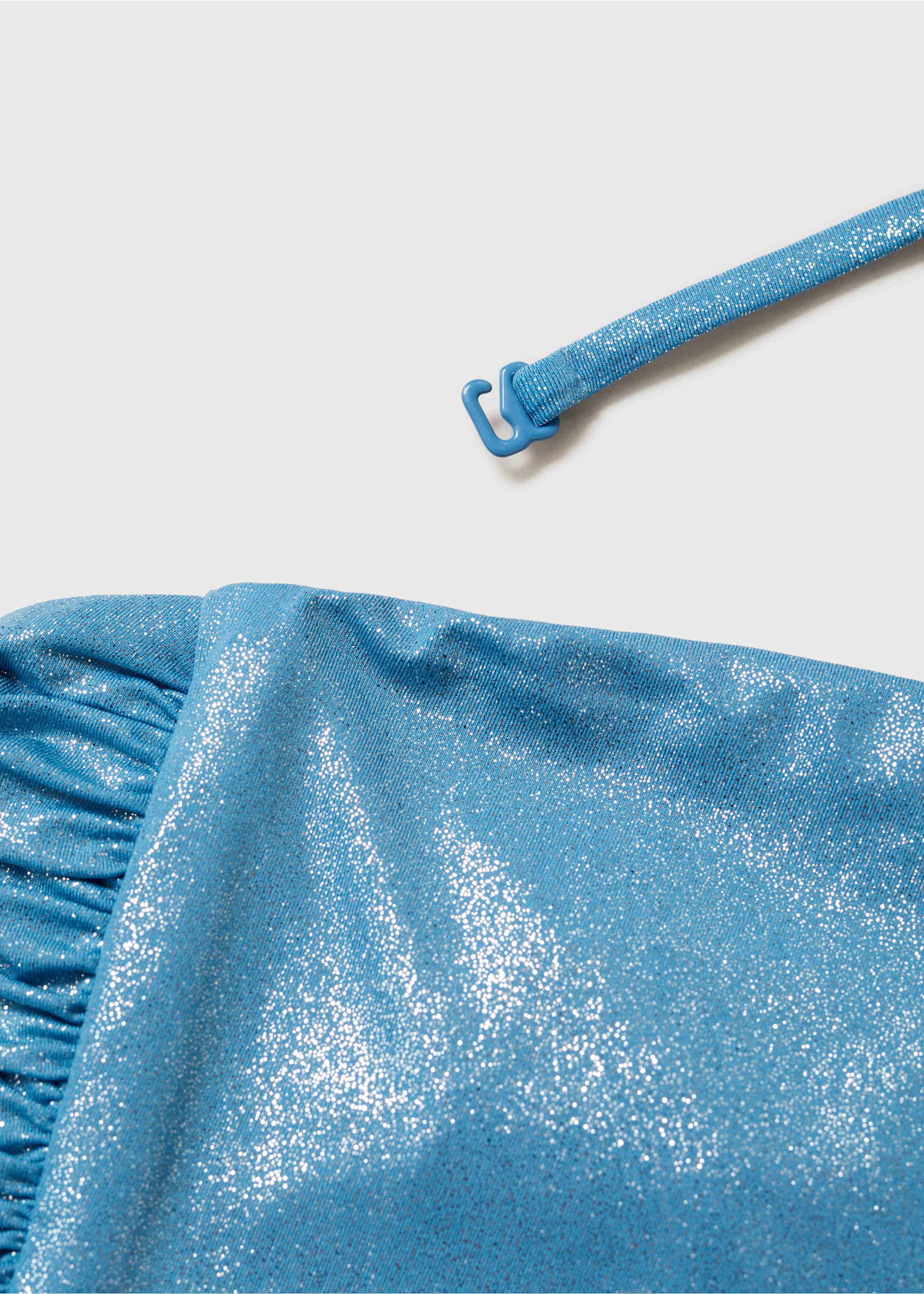 Maillot de bain à découpes finition brillante - Détail de l'article 0, Bleu. Ref: 17071262-00.