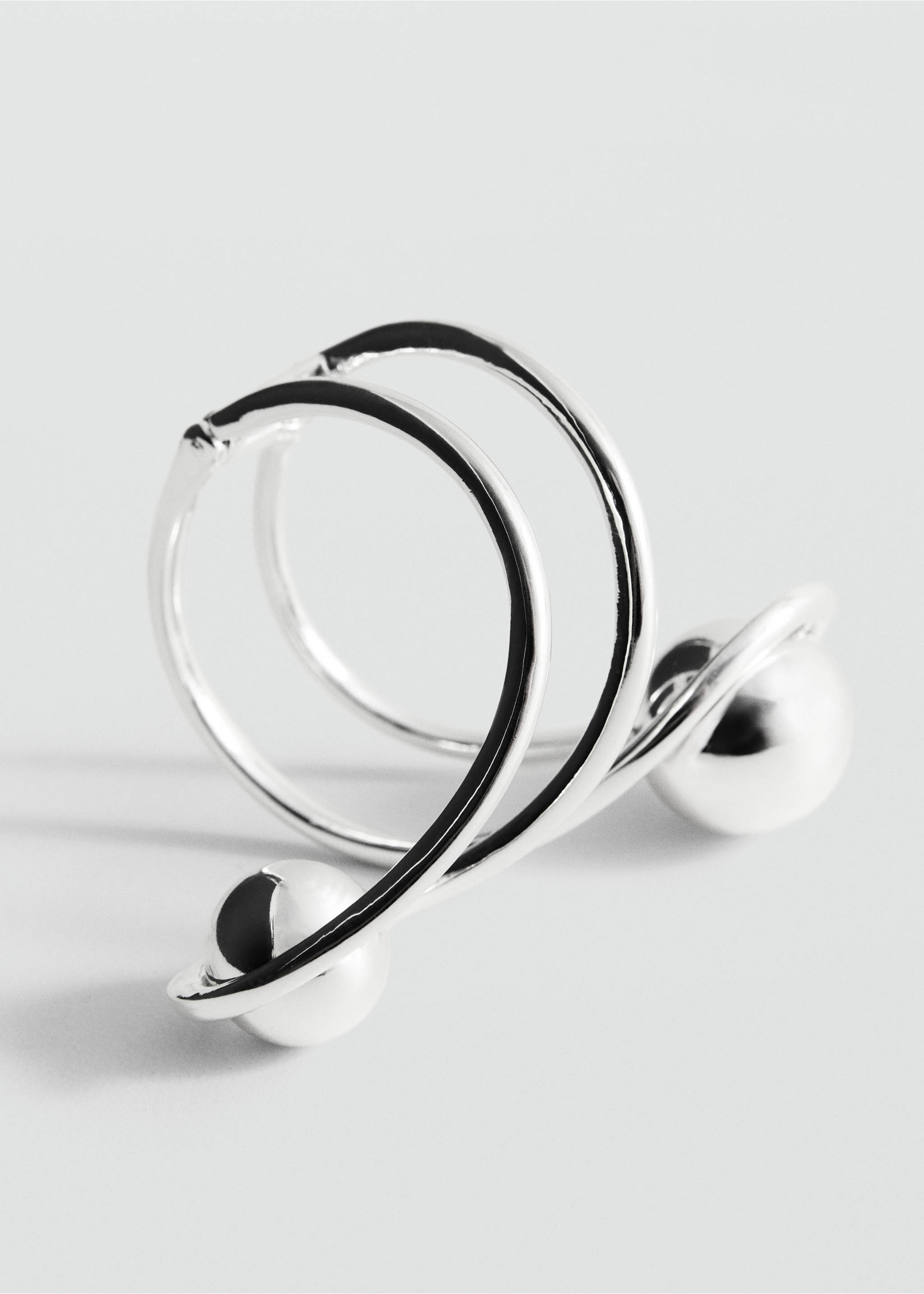 Maxi bracelet avec motif sphères - Détail de l'article 1, Argent. Ref: 17071263-00.