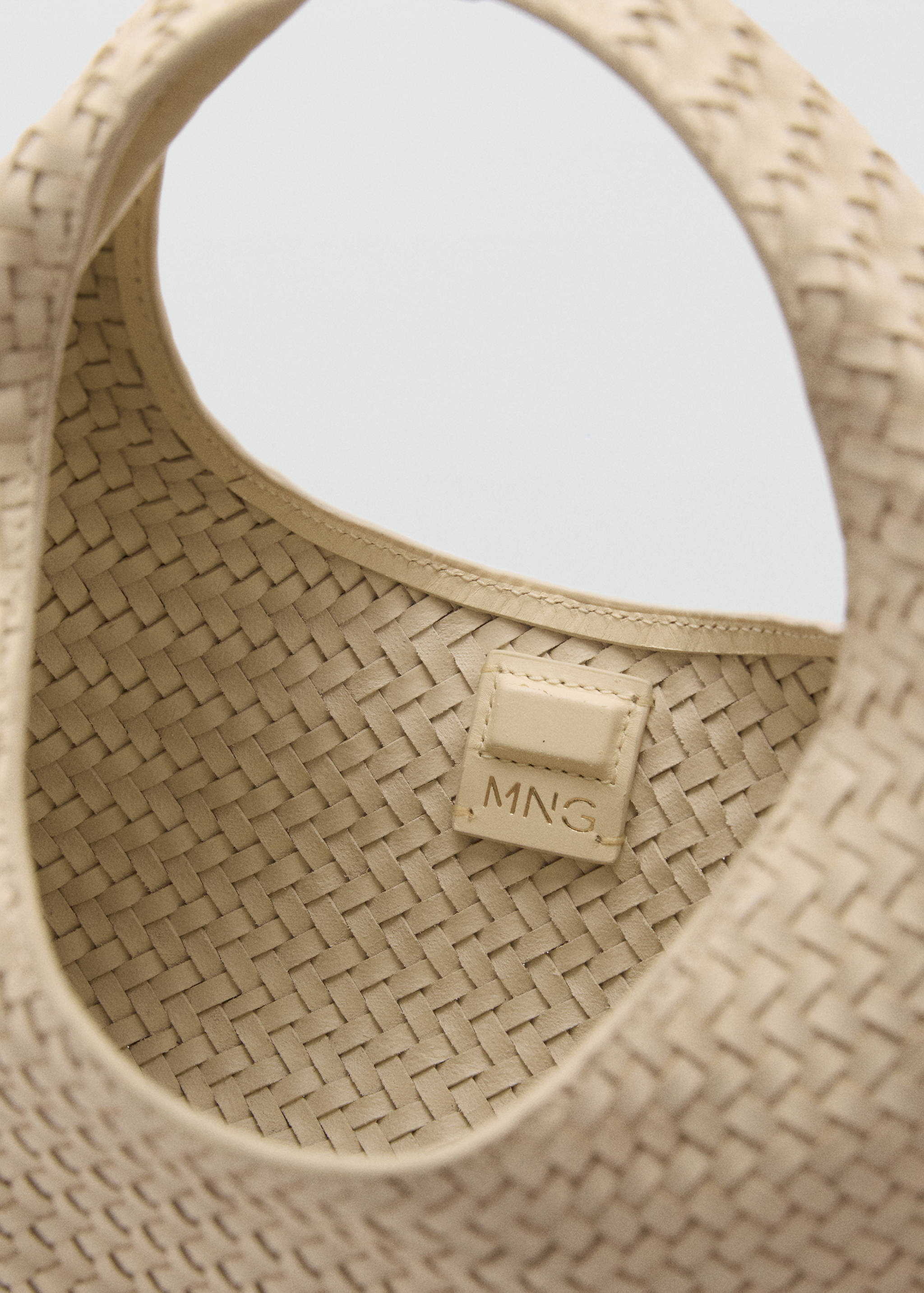 Τσάντα μικρή πλεγμένο δέρμα - Λεπτομέρεια του προϊόντος 2