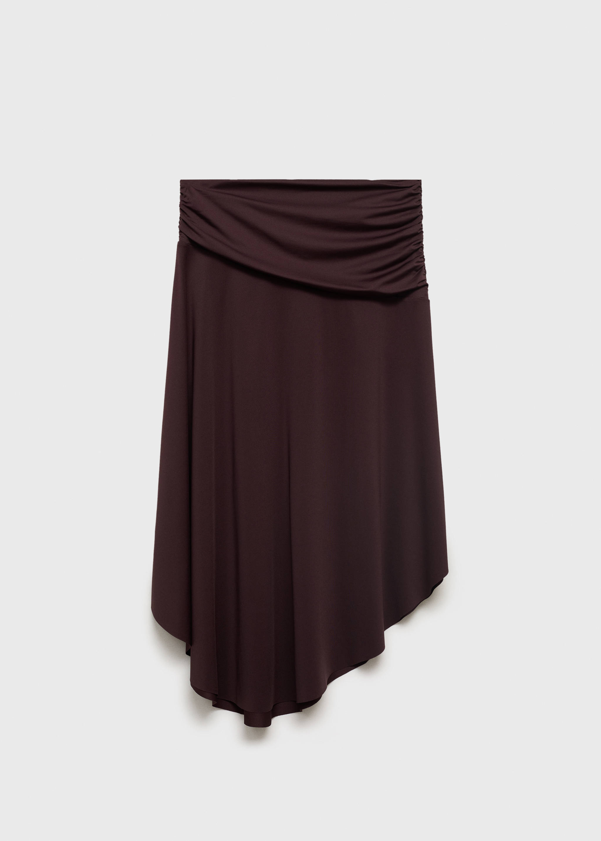 Draped midi skirt - Article without model
