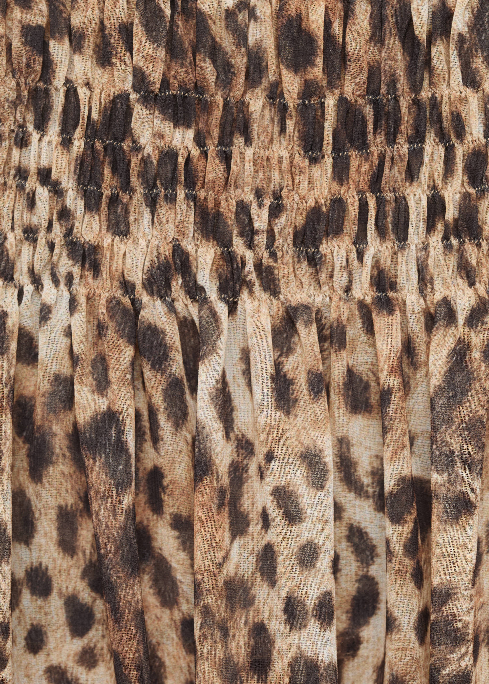 Leopardmönstrad maxikjol - Detaljer om artikeln 0