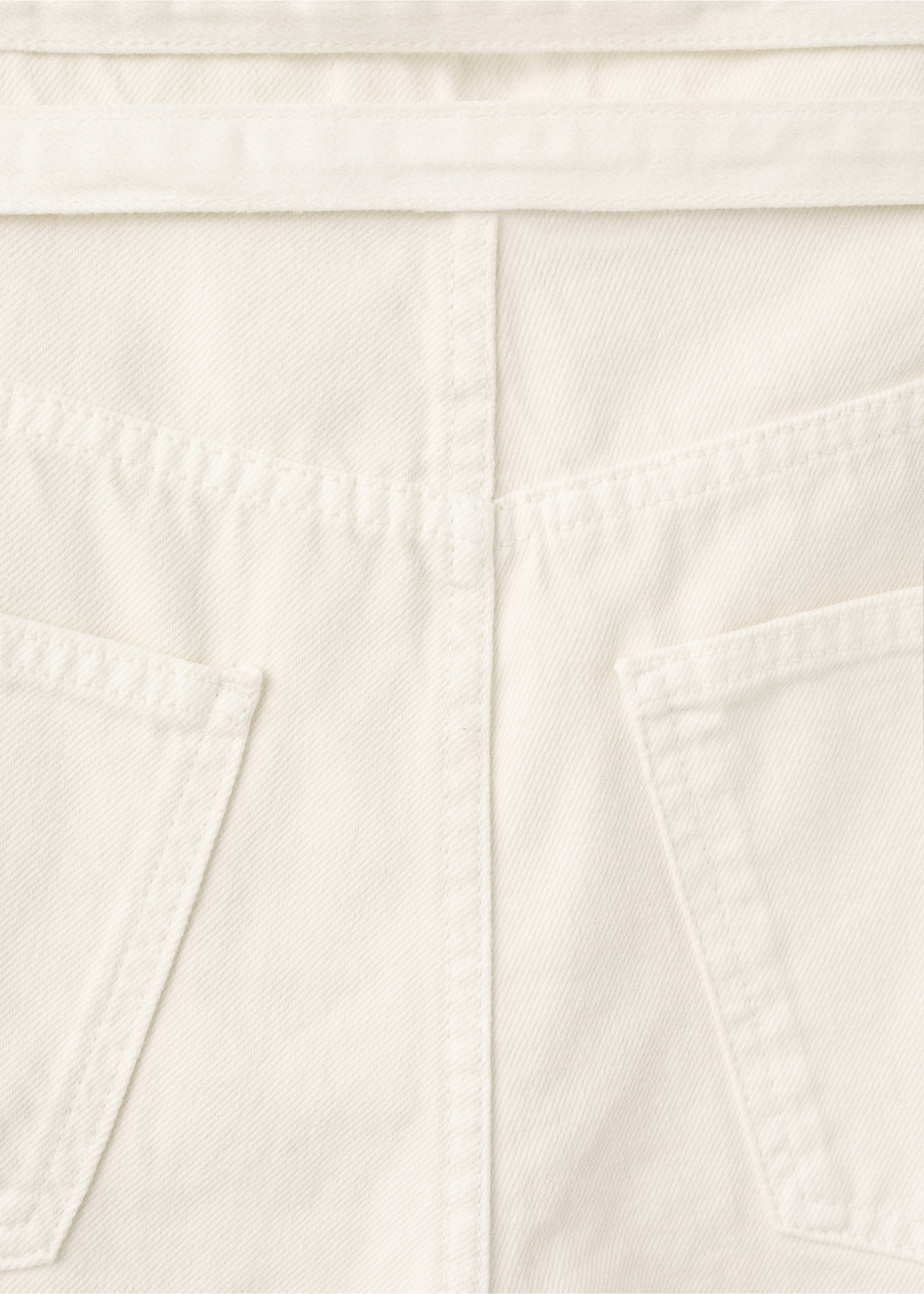 Jean barrel double ceinture - Détail de l'article 0, Blanc cassé. Ref: 17071271-00.