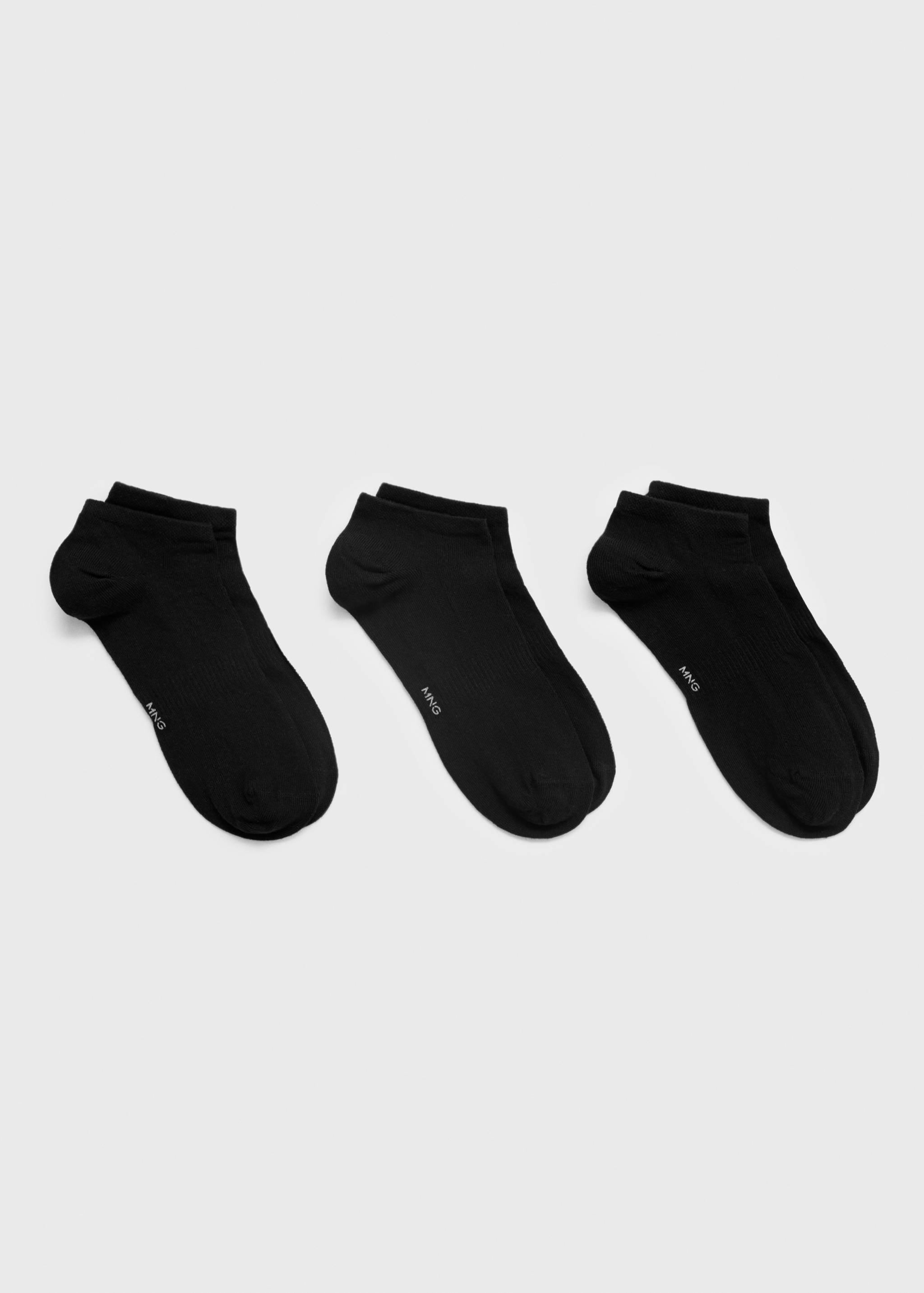 Pack of 3 cotton socks - Article without model
