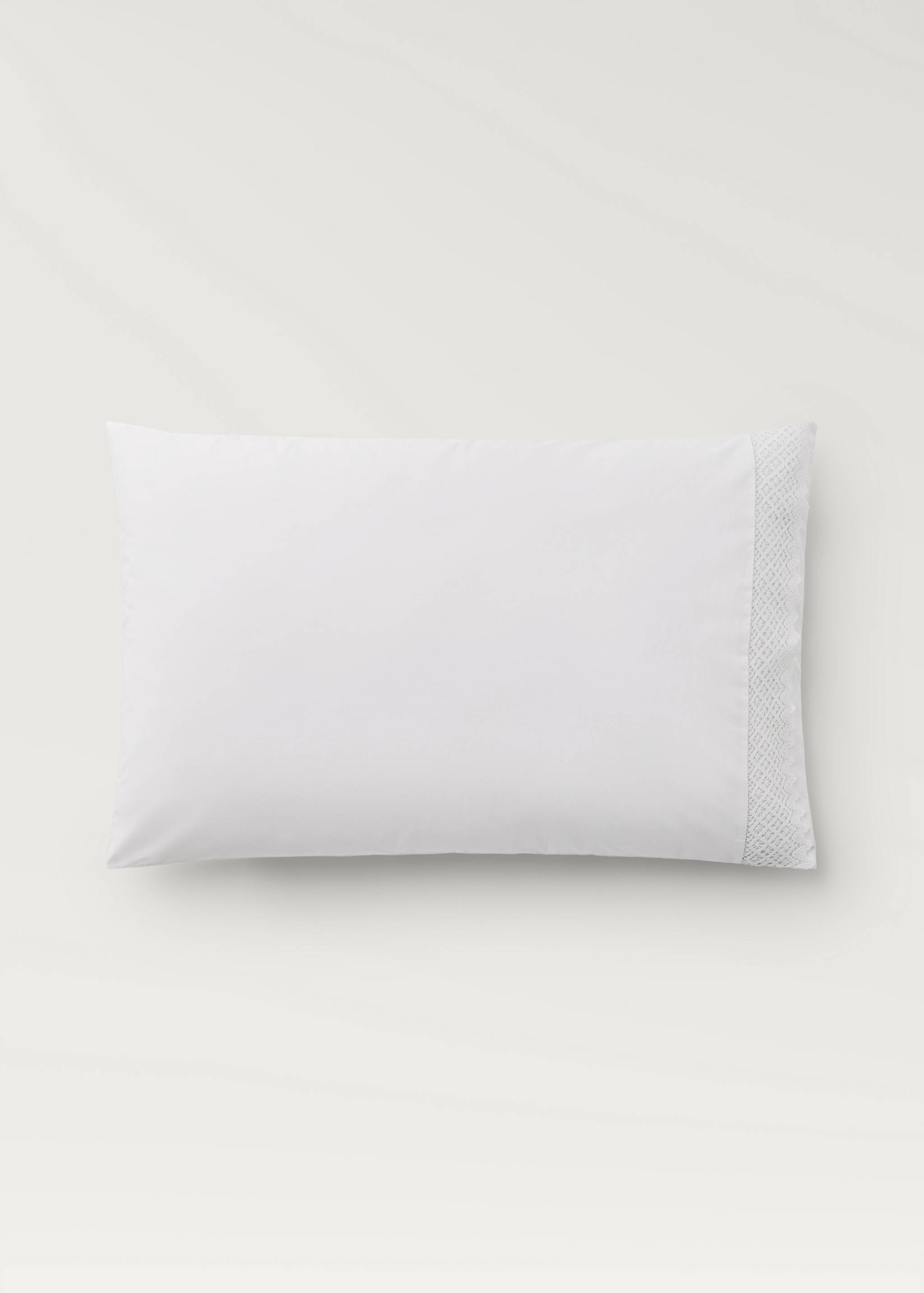 Dos fundas almohada detalle puntilla 50x75 cm - Artículo sin modelo