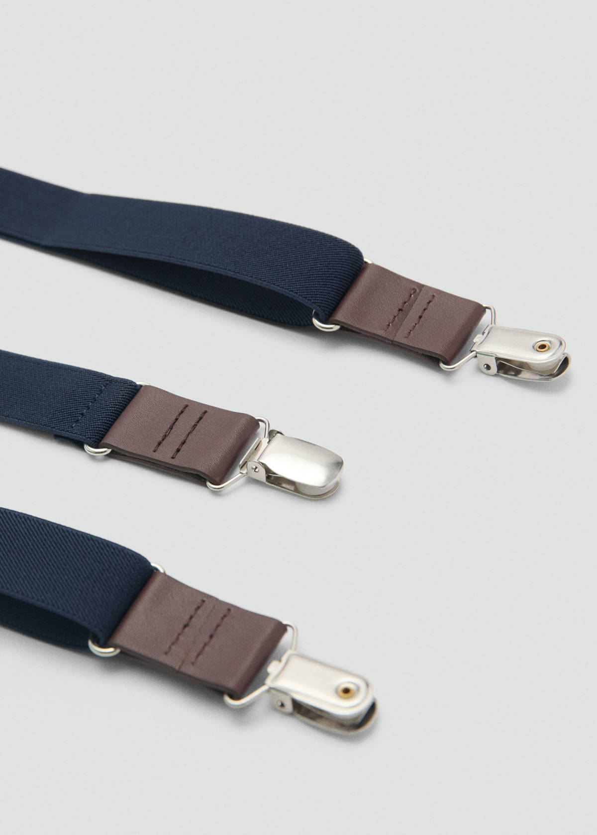 Adjustable elastic braces — Dark Navy