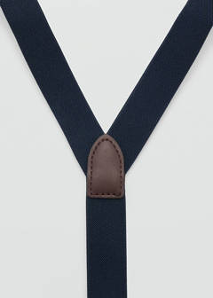 Adjustable elastic braces — Dark Navy 3