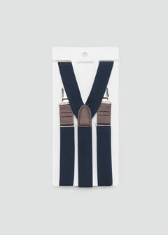 Adjustable elastic braces — Dark Navy 4