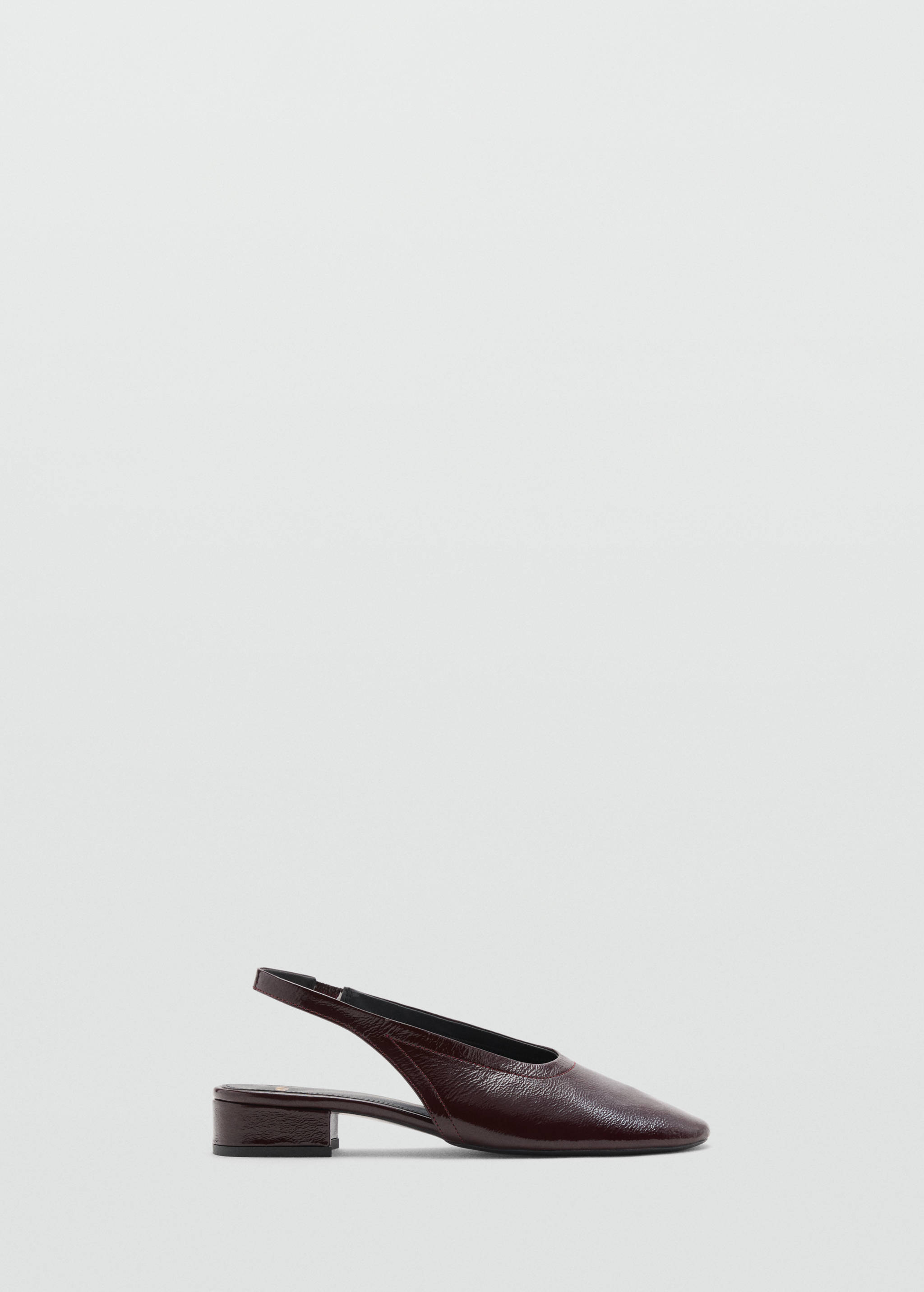 Block heel leather shoes - Article without model