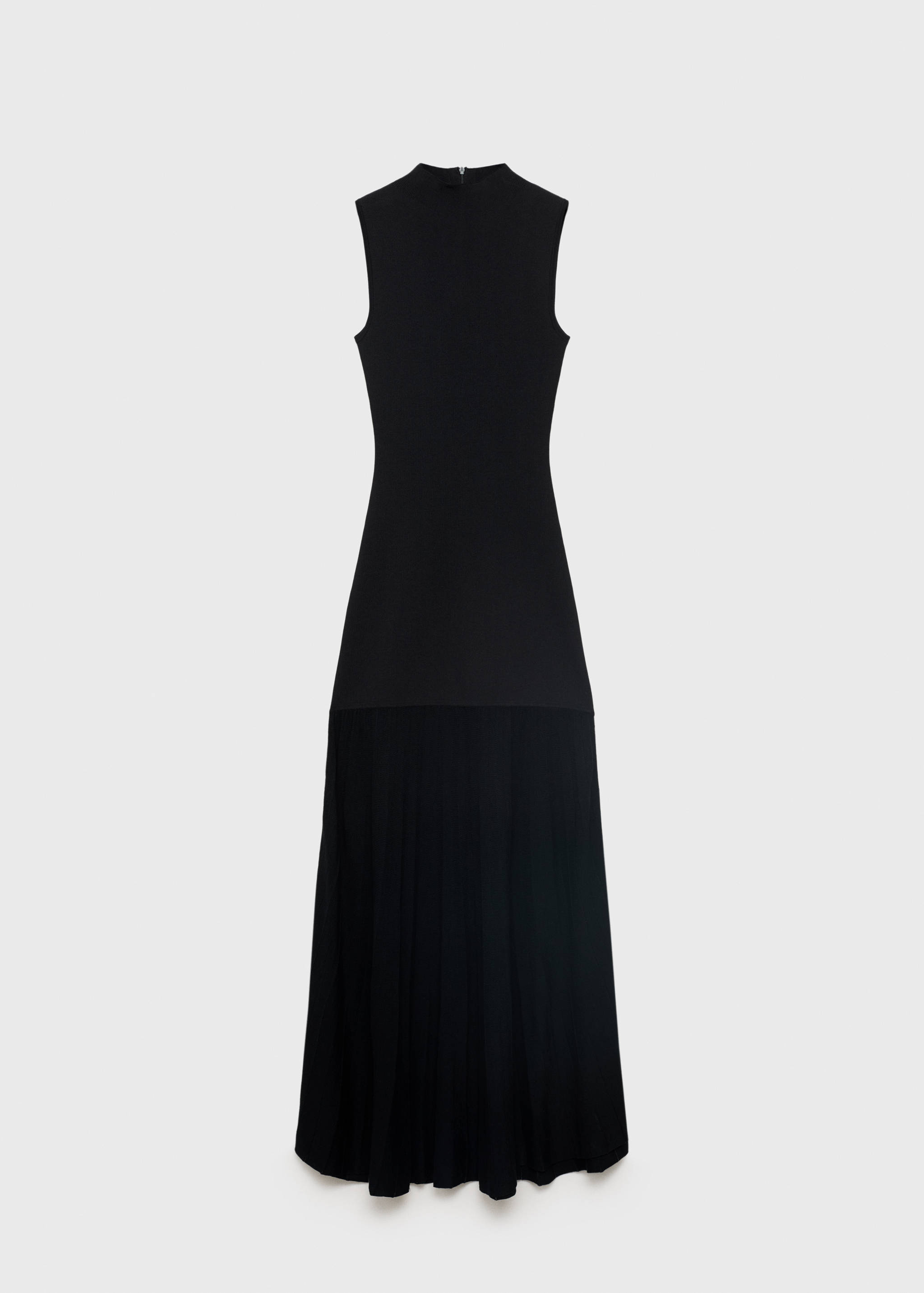 Combined dress with perkins collar - Article without model