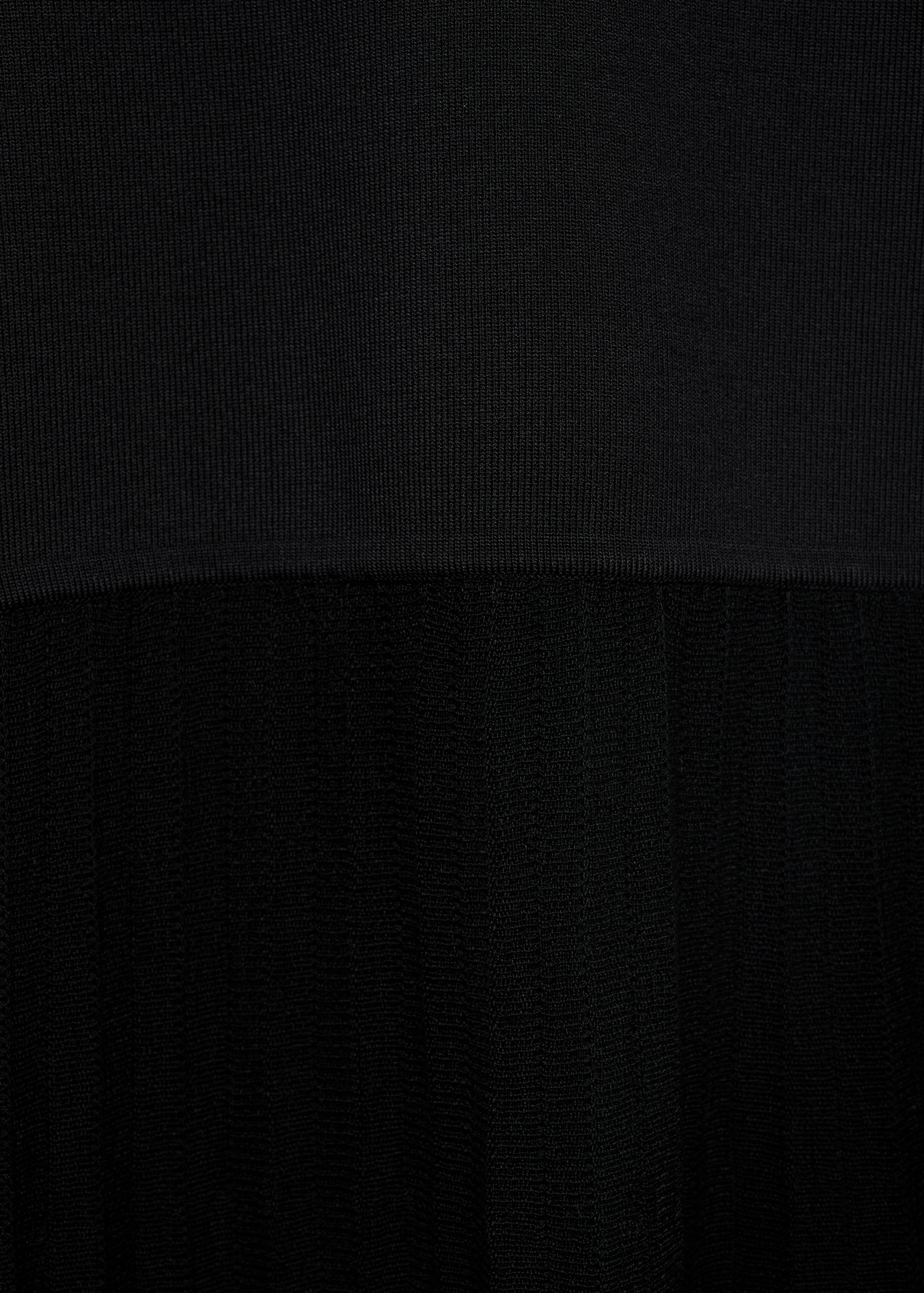 Combined dress with perkins collar - Details of the article 8