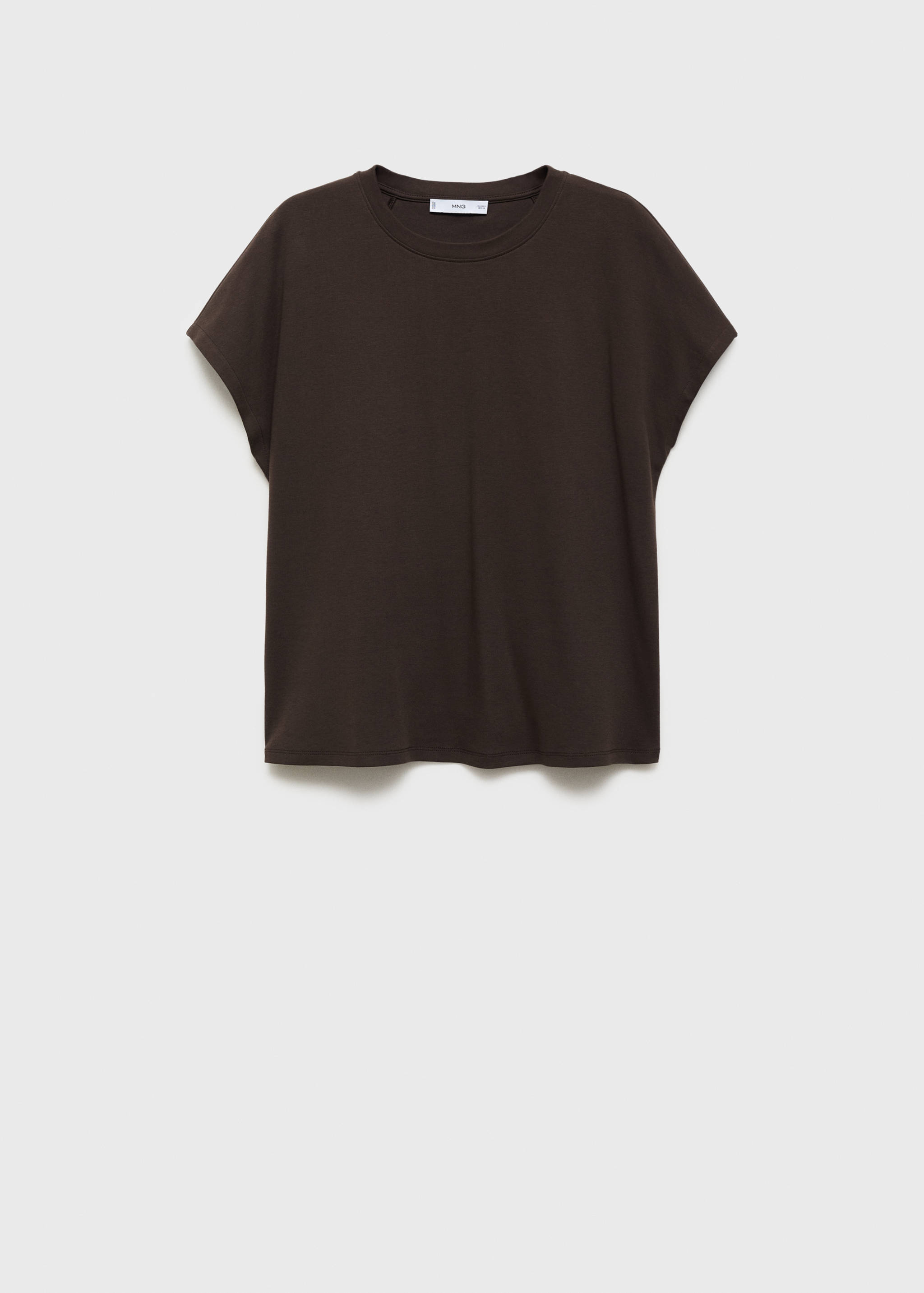 Rounded neck cotton t-shirt - Article without model