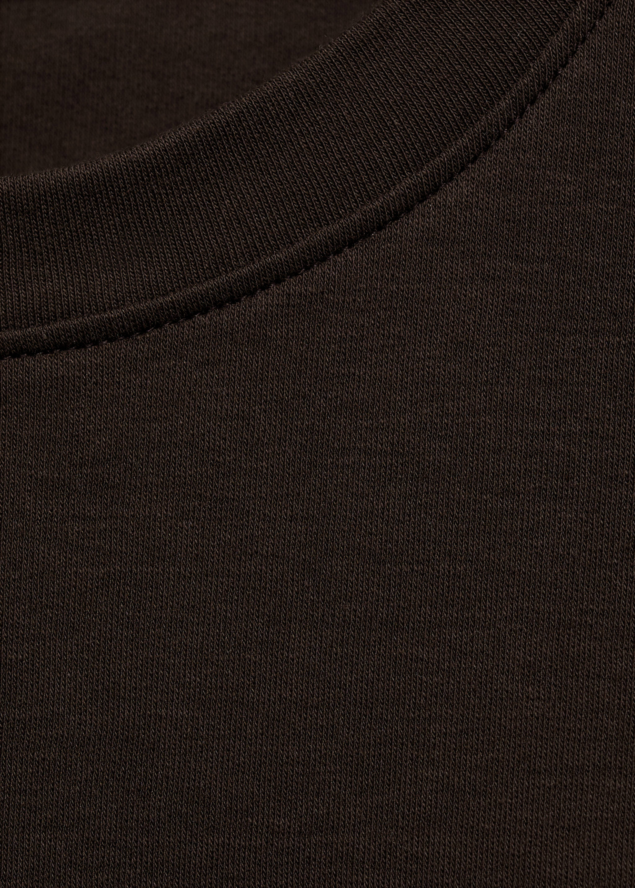 Rounded neck cotton t-shirt - Details of the article 8