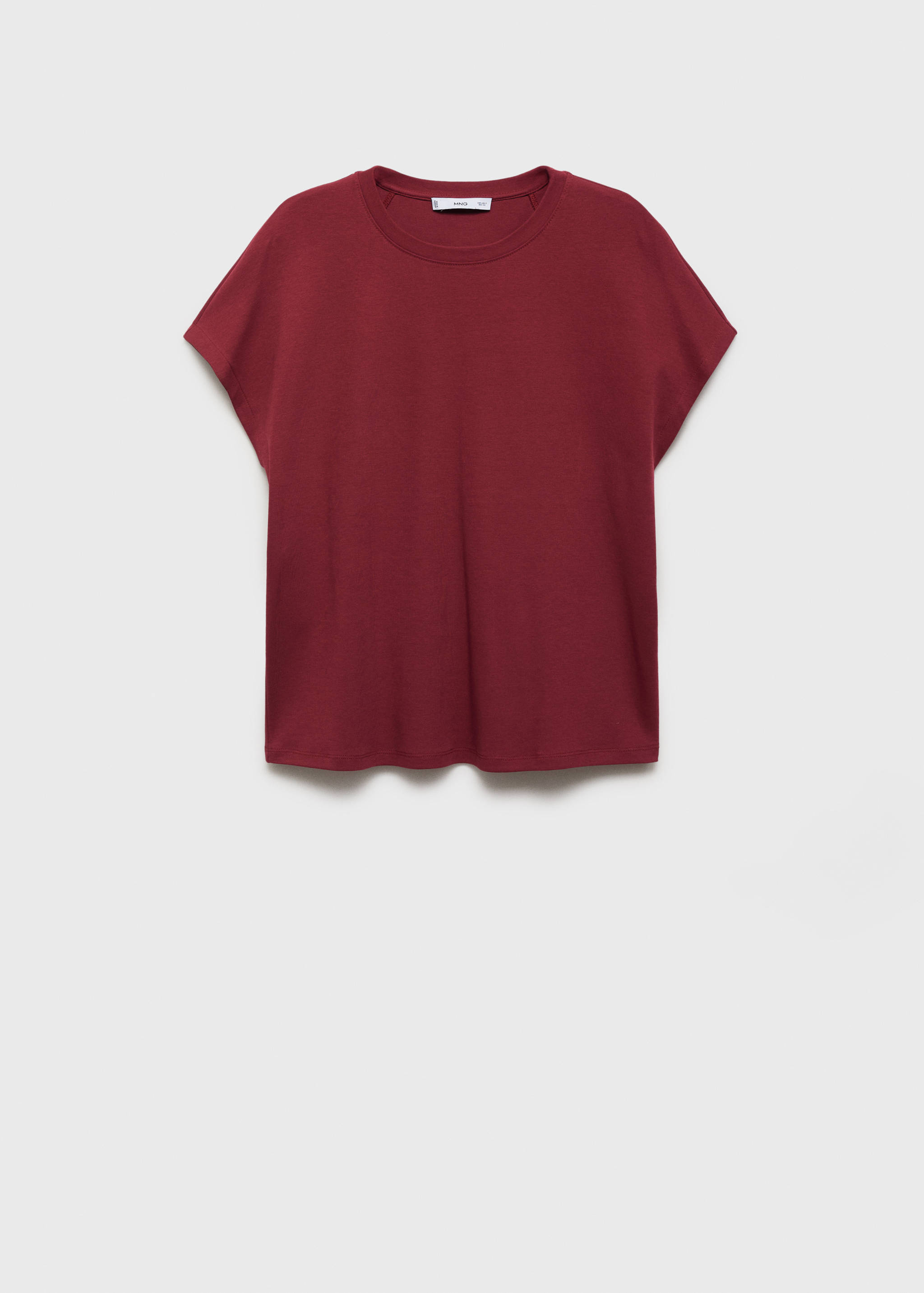 Rounded neck cotton t-shirt - Article without model