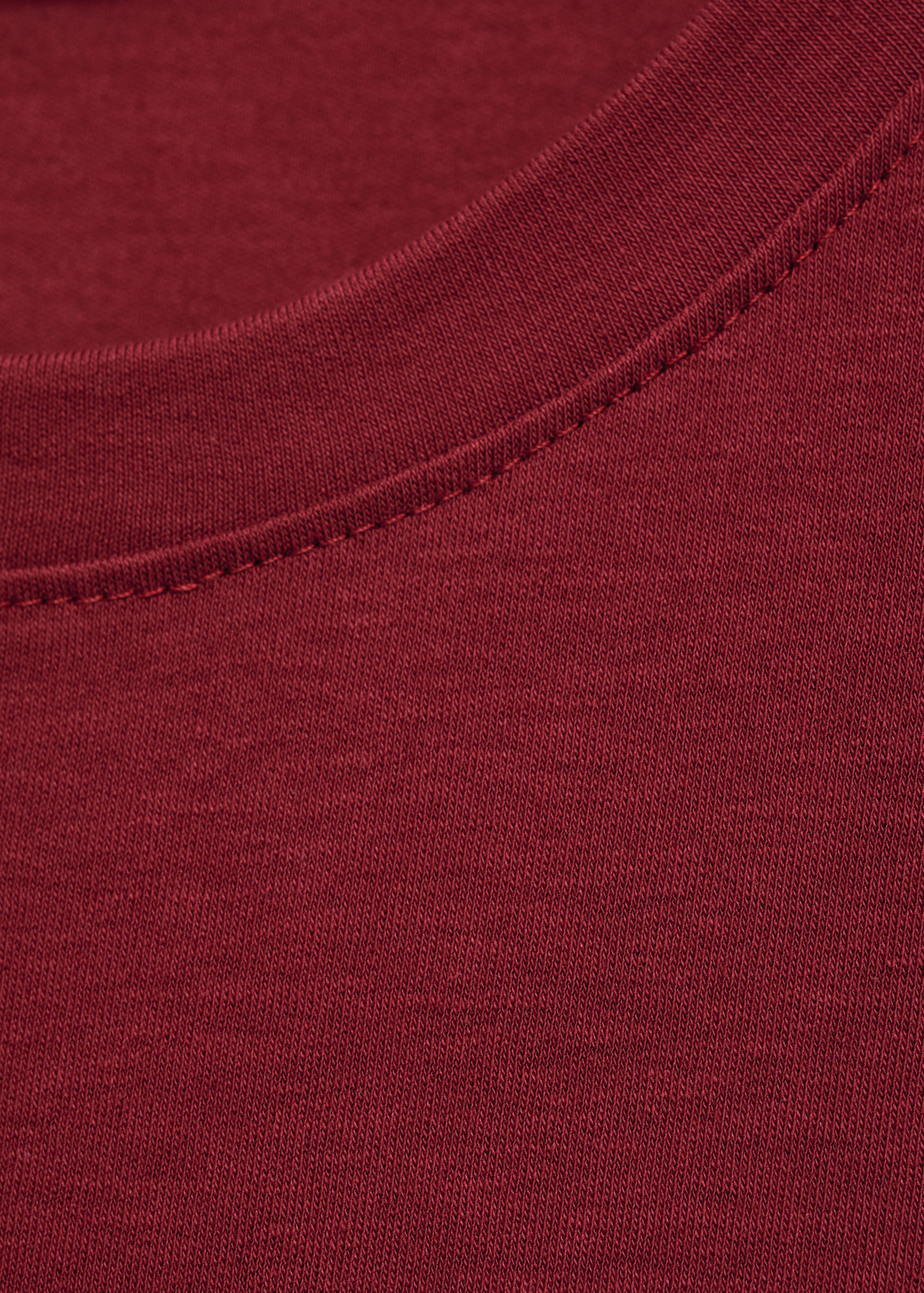 Rounded neck cotton t-shirt - Details of the article 8