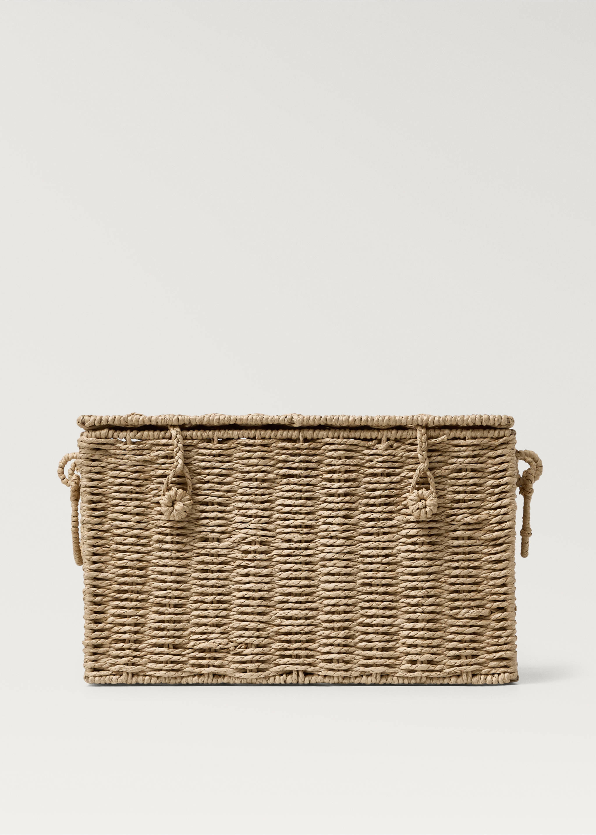 Children's paper trunk basket - Article without model, Brown. Ref: 17071286-00.