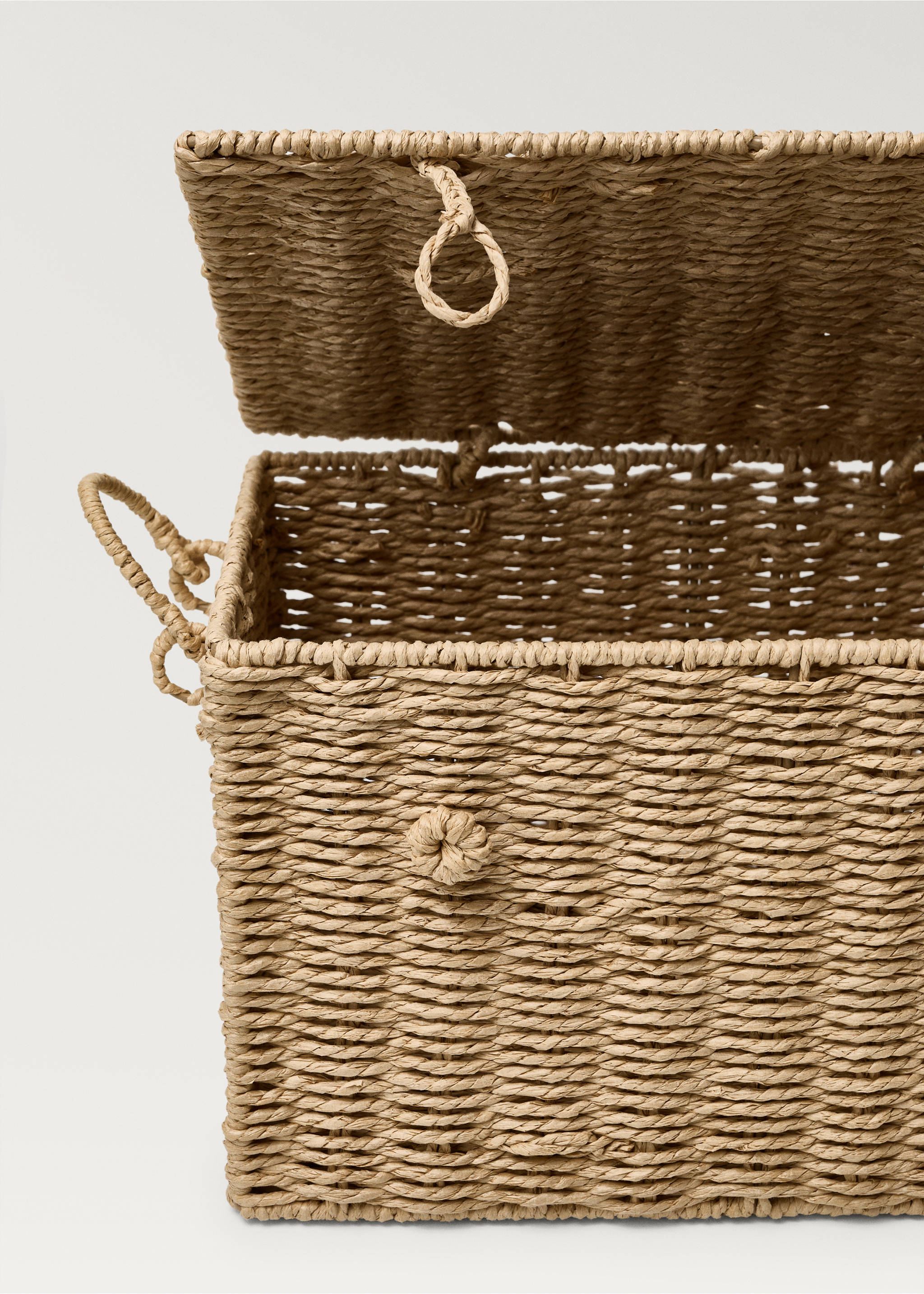 Children's paper trunk basket - Details of the article 2, Brown. Ref: 17071286-00.