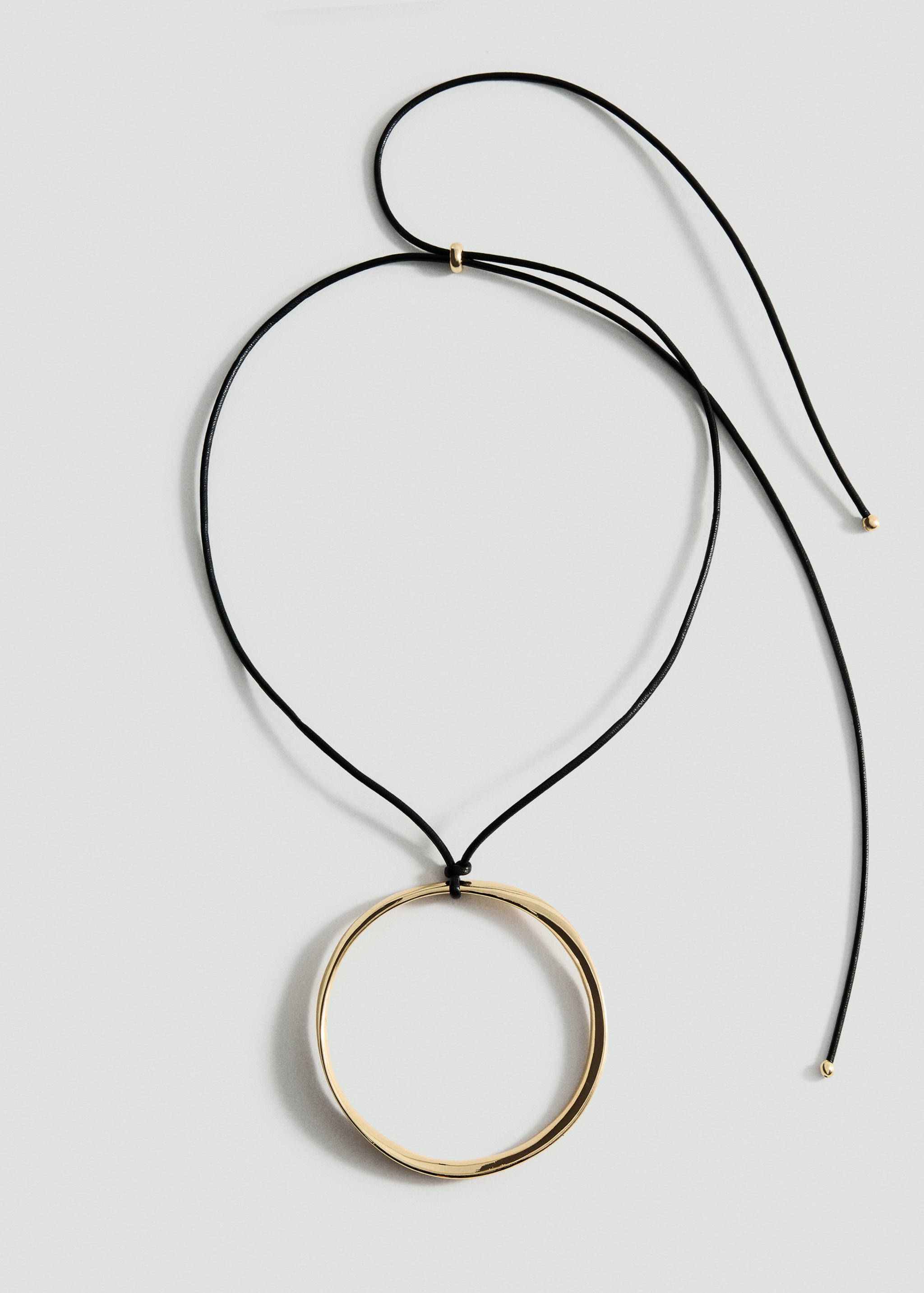 Hoop pendant necklace - Article without model