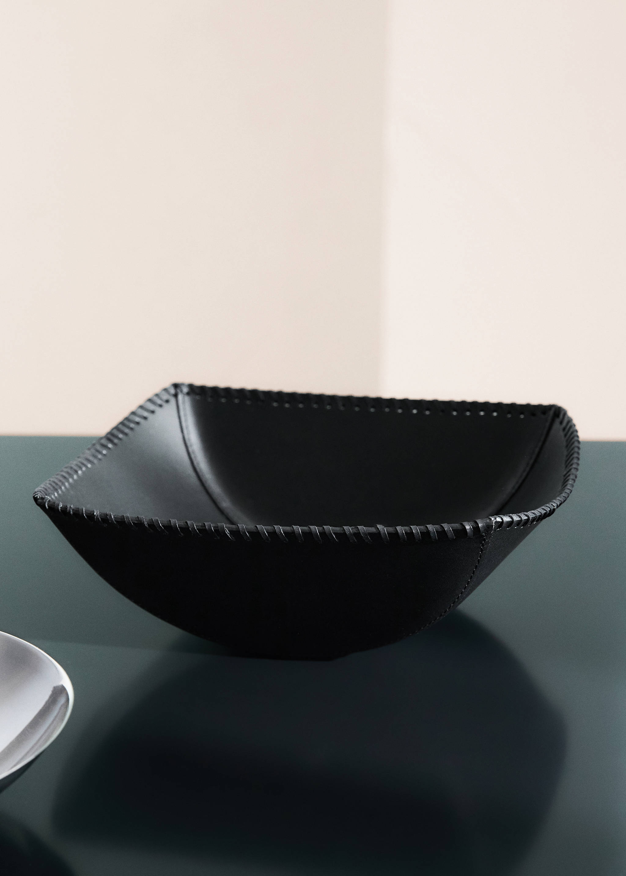 Decorative leather tray - General plane