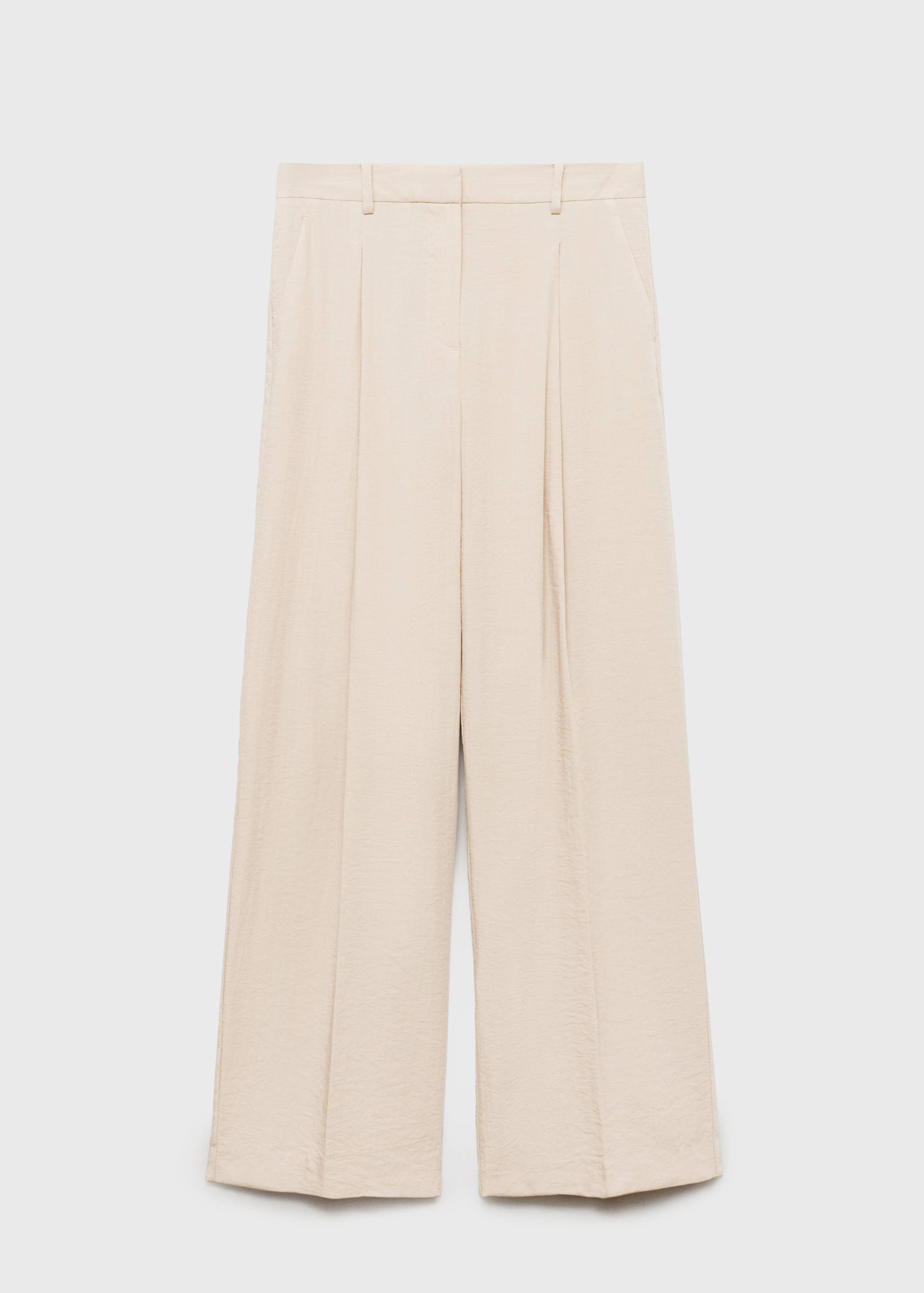 Wide leg pleated pants - Article without model