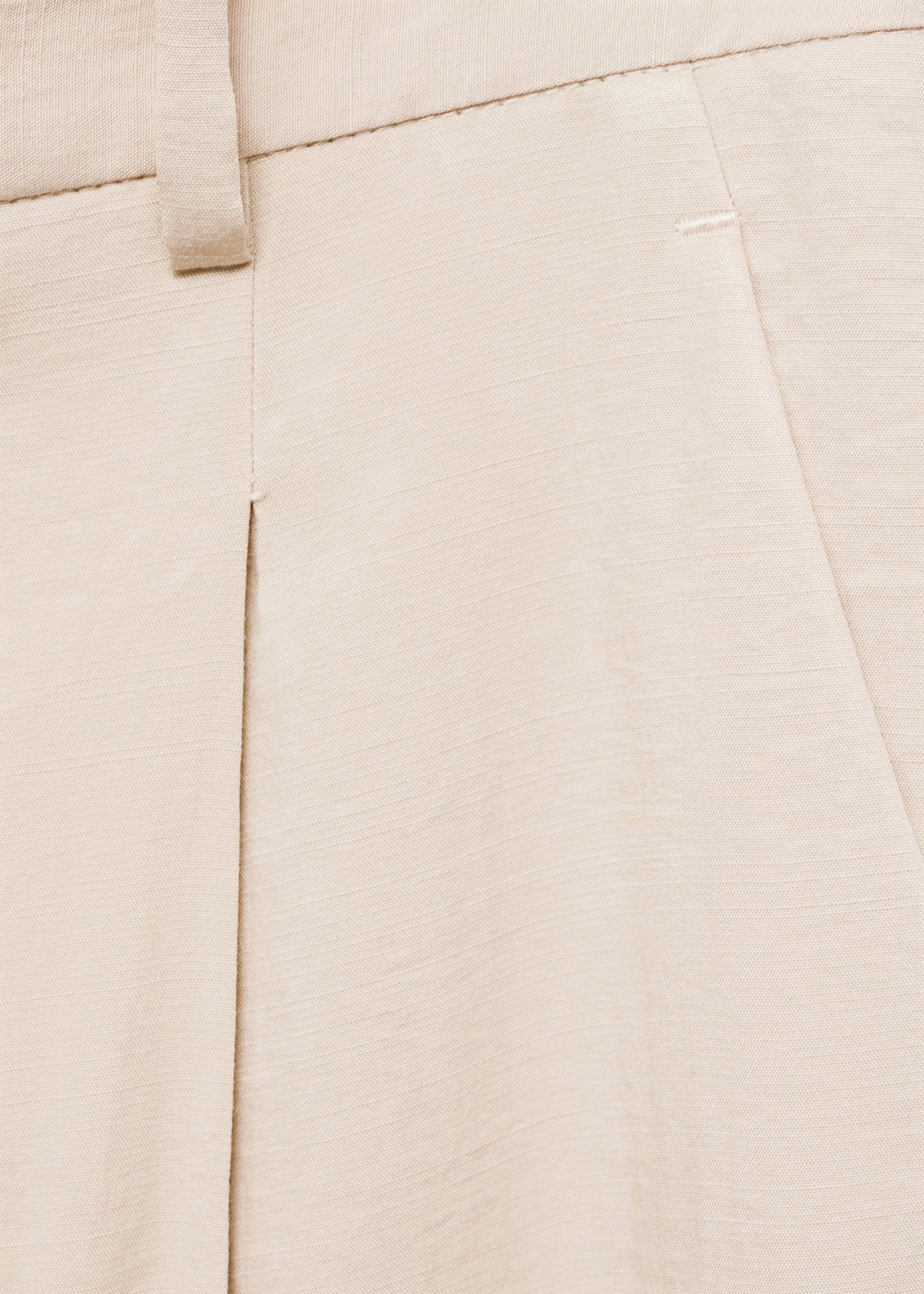 Wide leg pleated pants - Details of the article 0