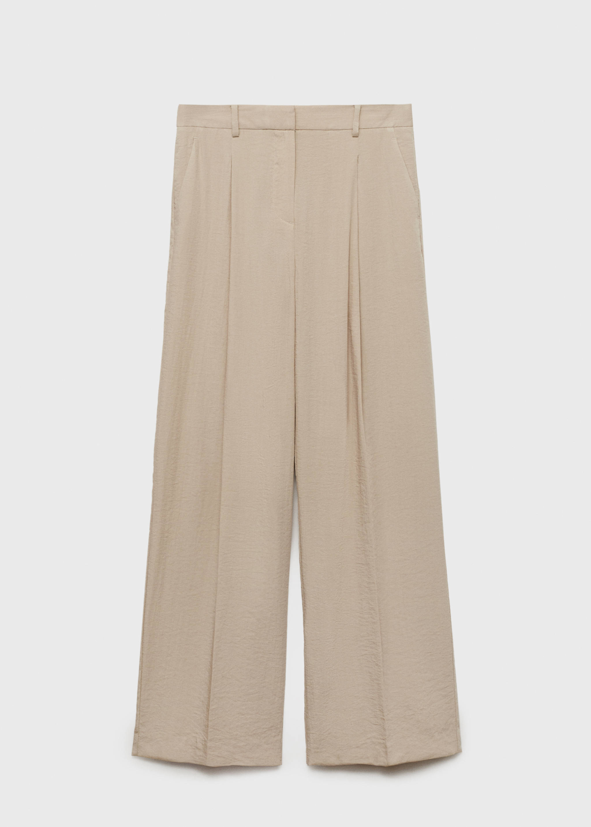 Wide leg pleated trousers - Article without model