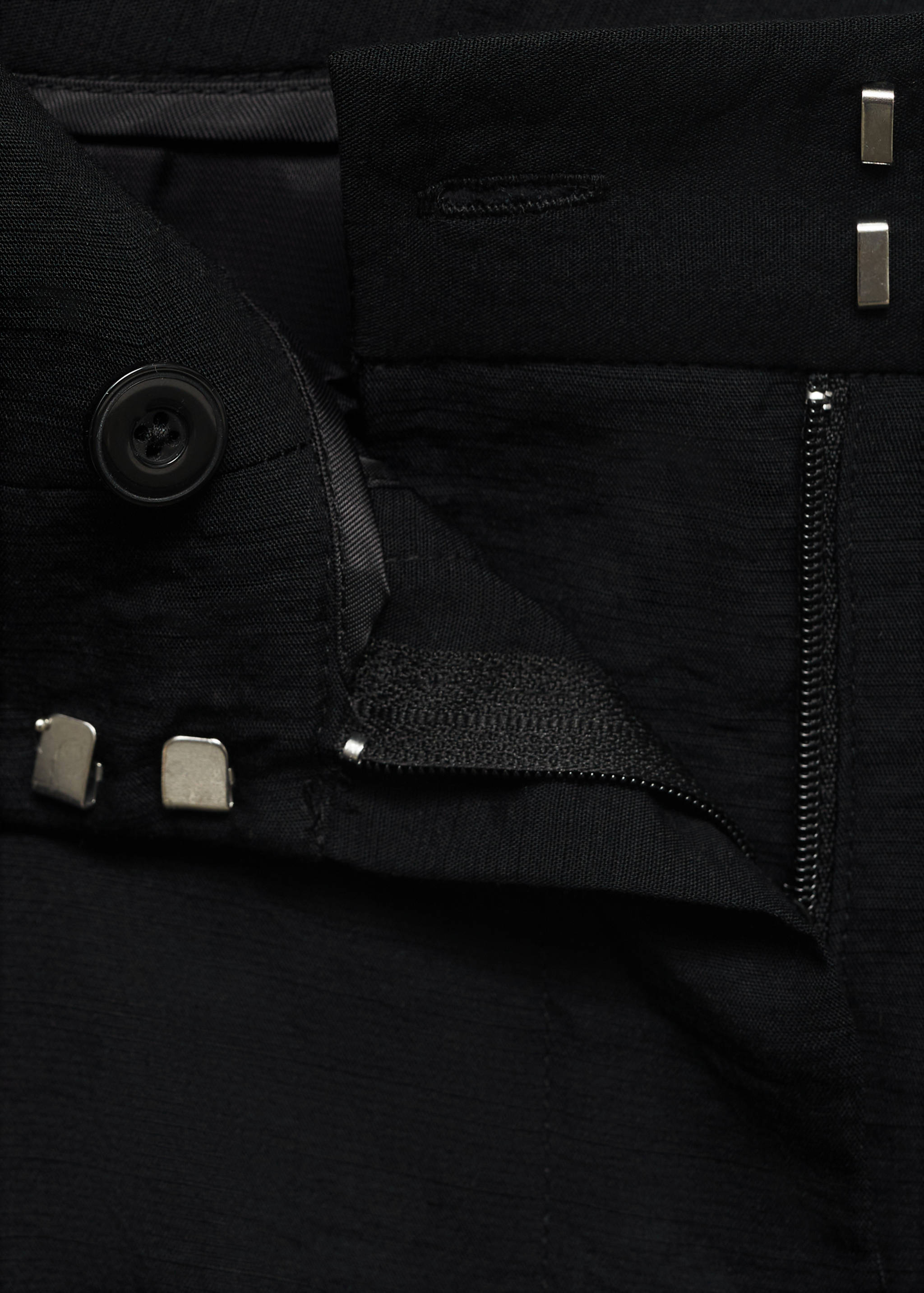 Wide leg pleated trousers - Details of the article 8