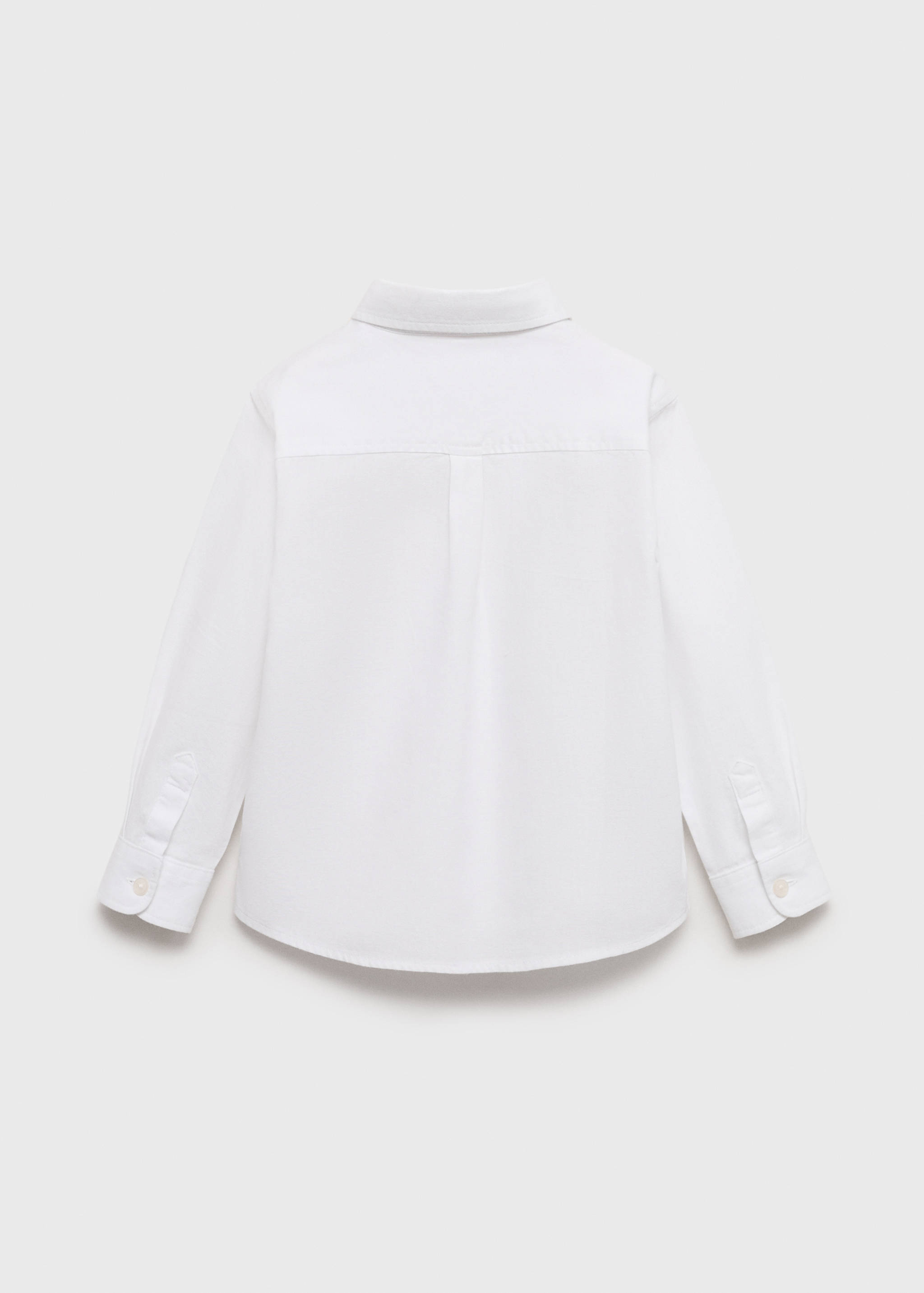 Oxford cotton shirt - Reverse of the article