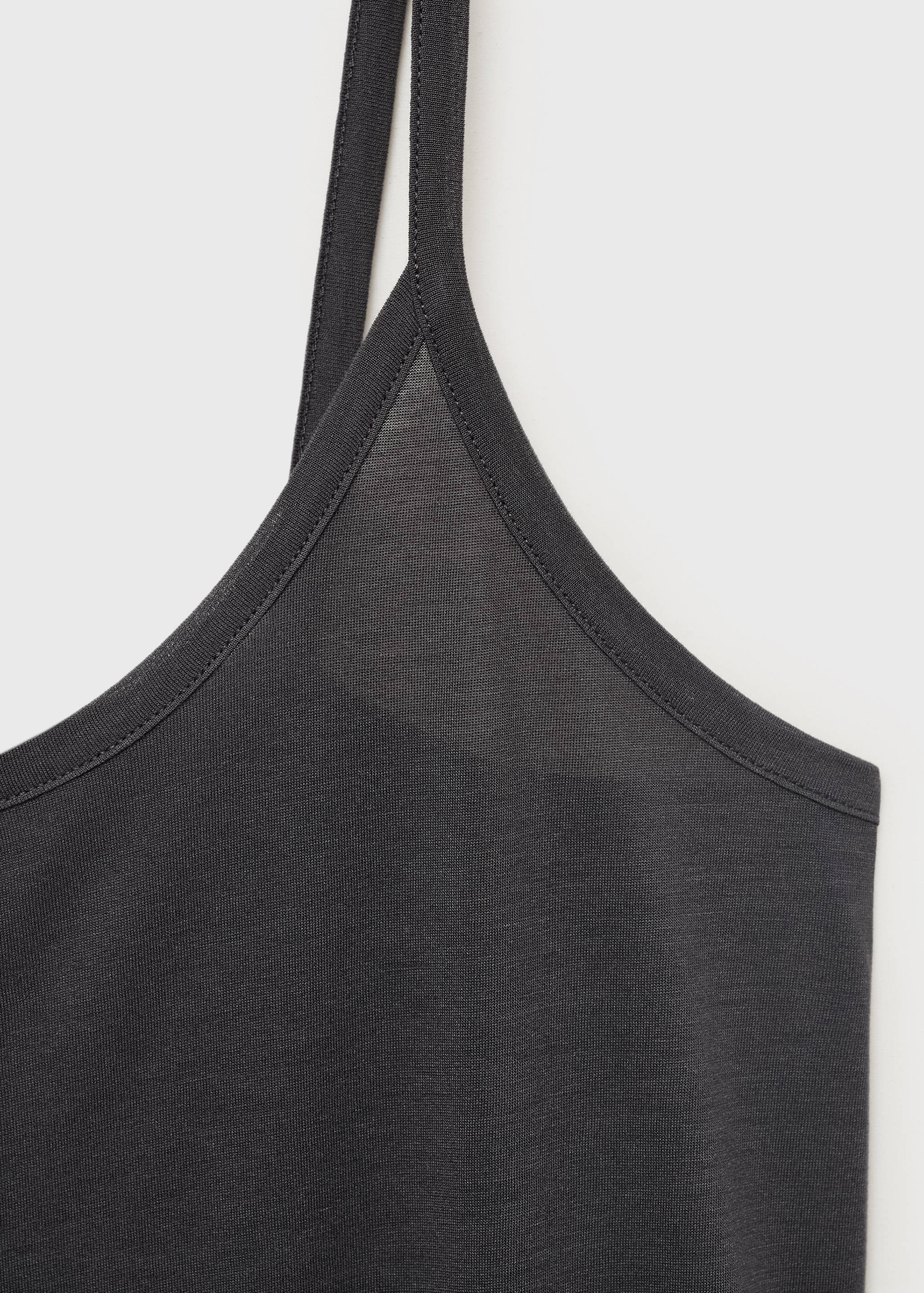 Micro-modal nightgown with straps - Details of the article 8