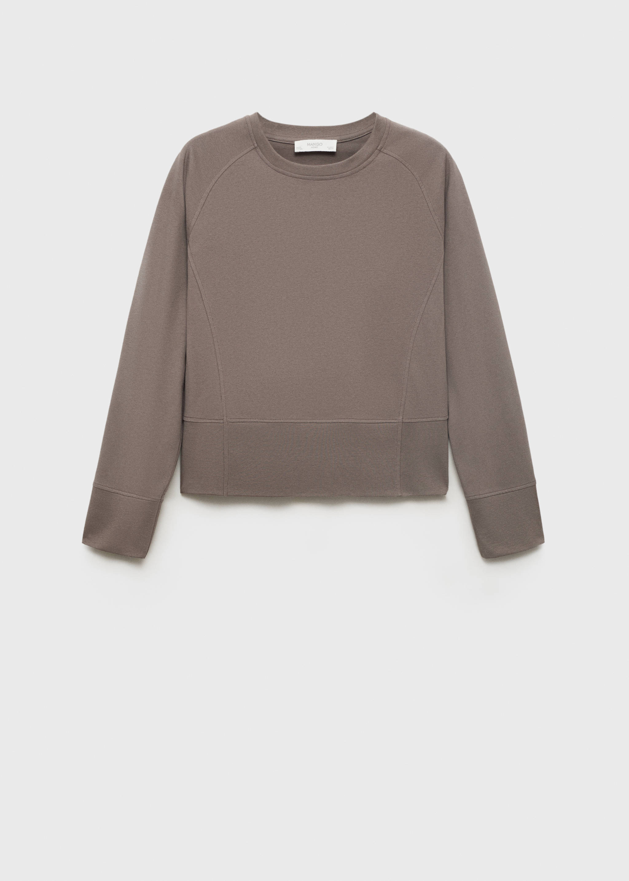 Fluid cotton sweatshirt - Article without model