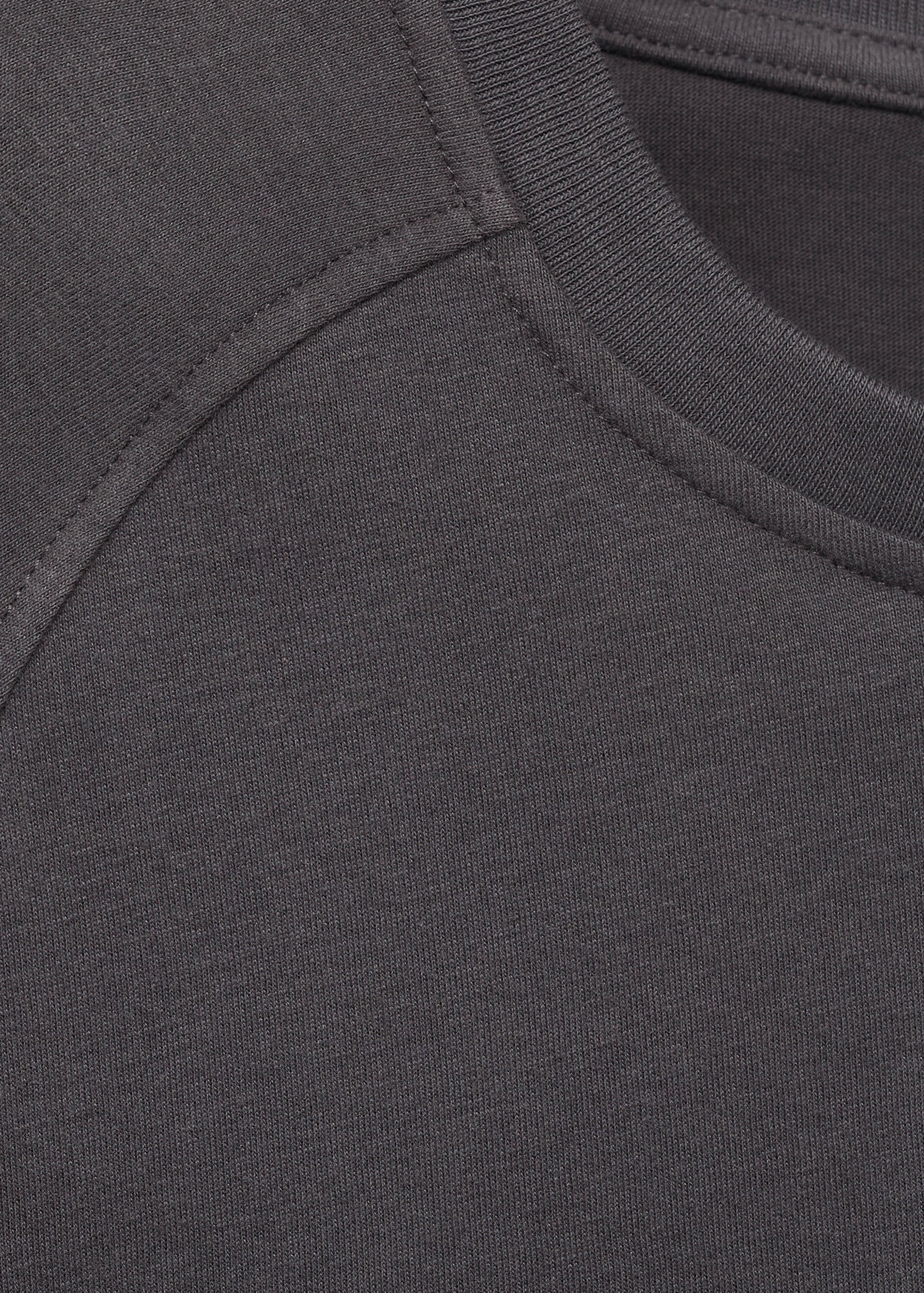 Cotton sweatshirt with soft finish - Details of the article 8