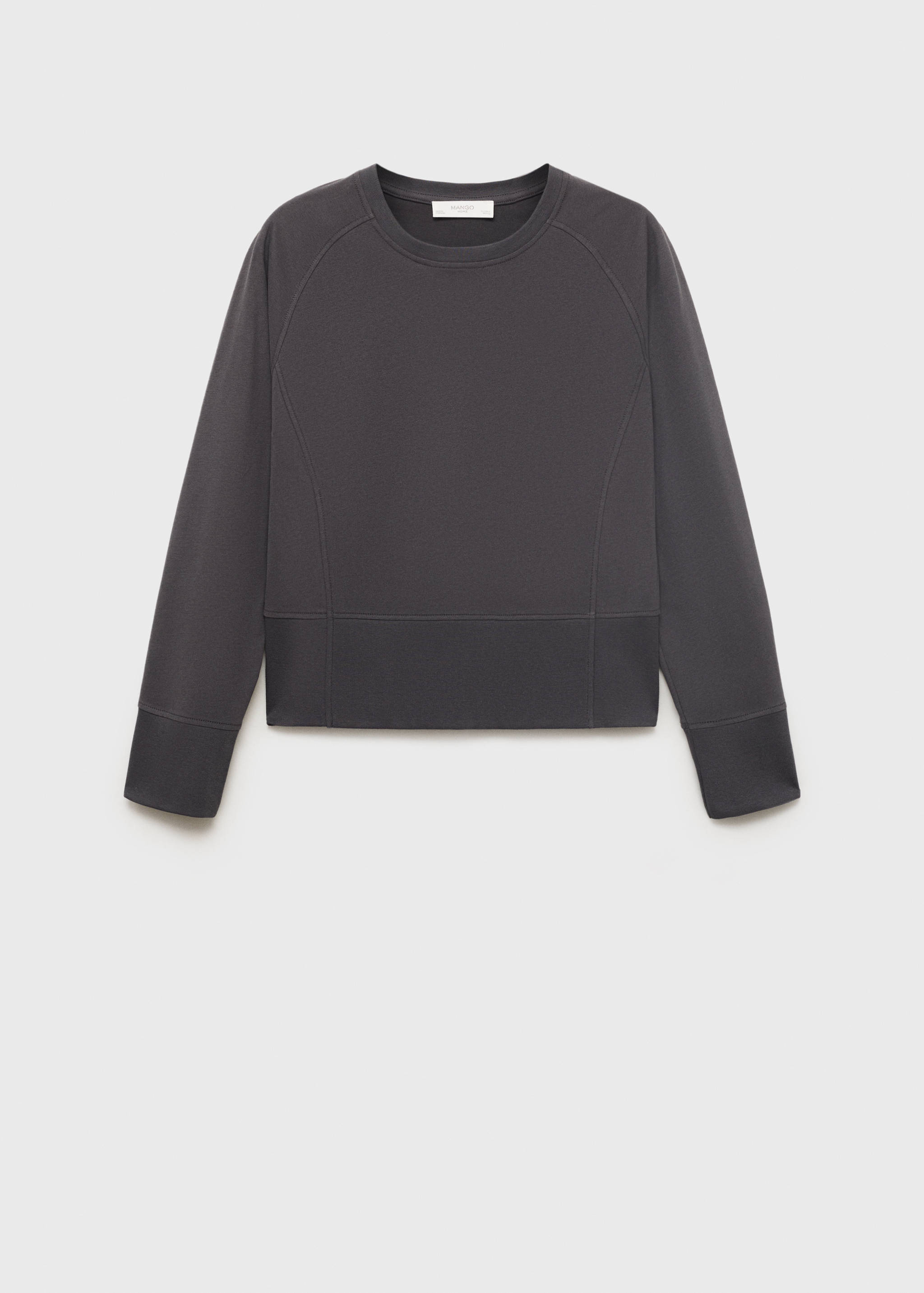 Fluid cotton sweatshirt - Article without model