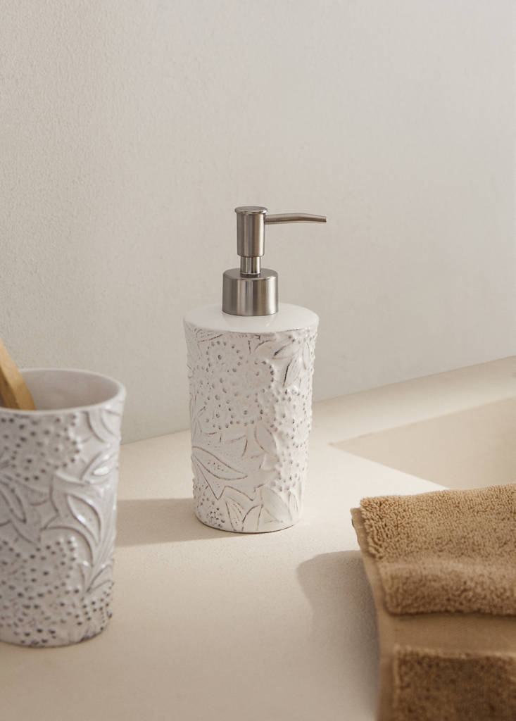 MANGO HOME - Distributeur imprimé relief blanc - Taille unique