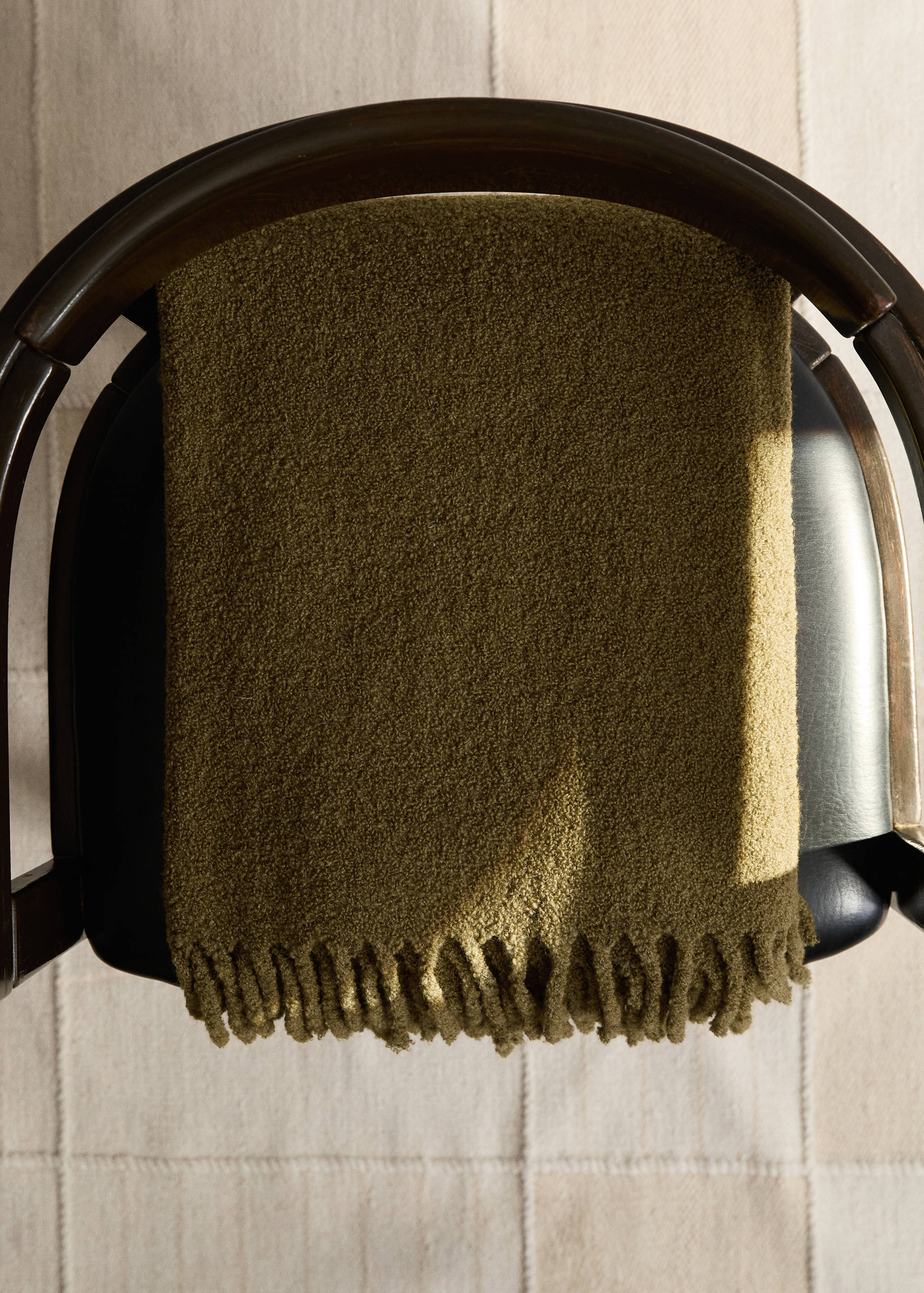 Manta llana efecte bucle - Pla general