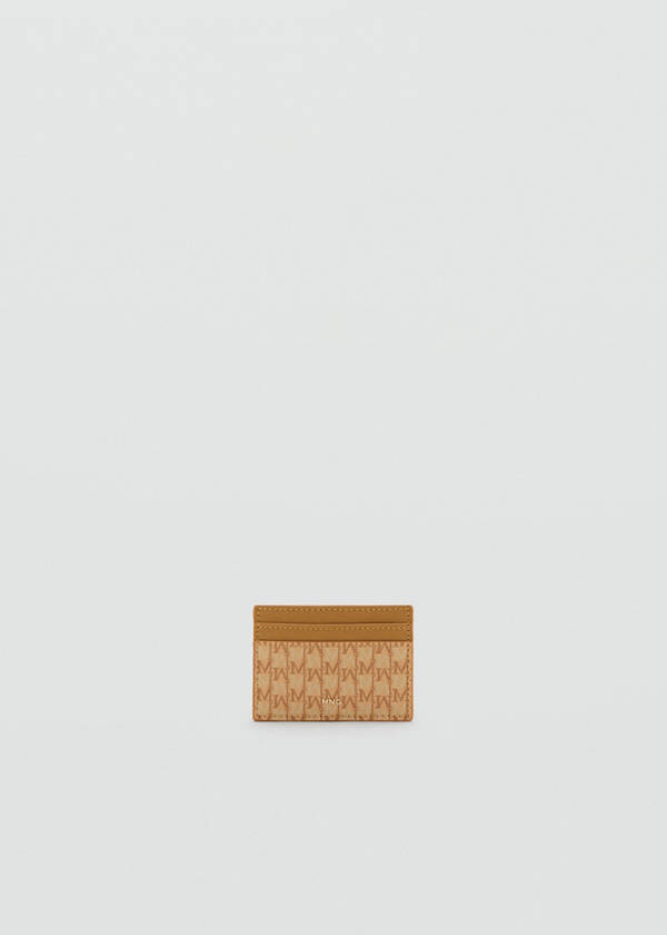Card holder with printed logo — Yellow