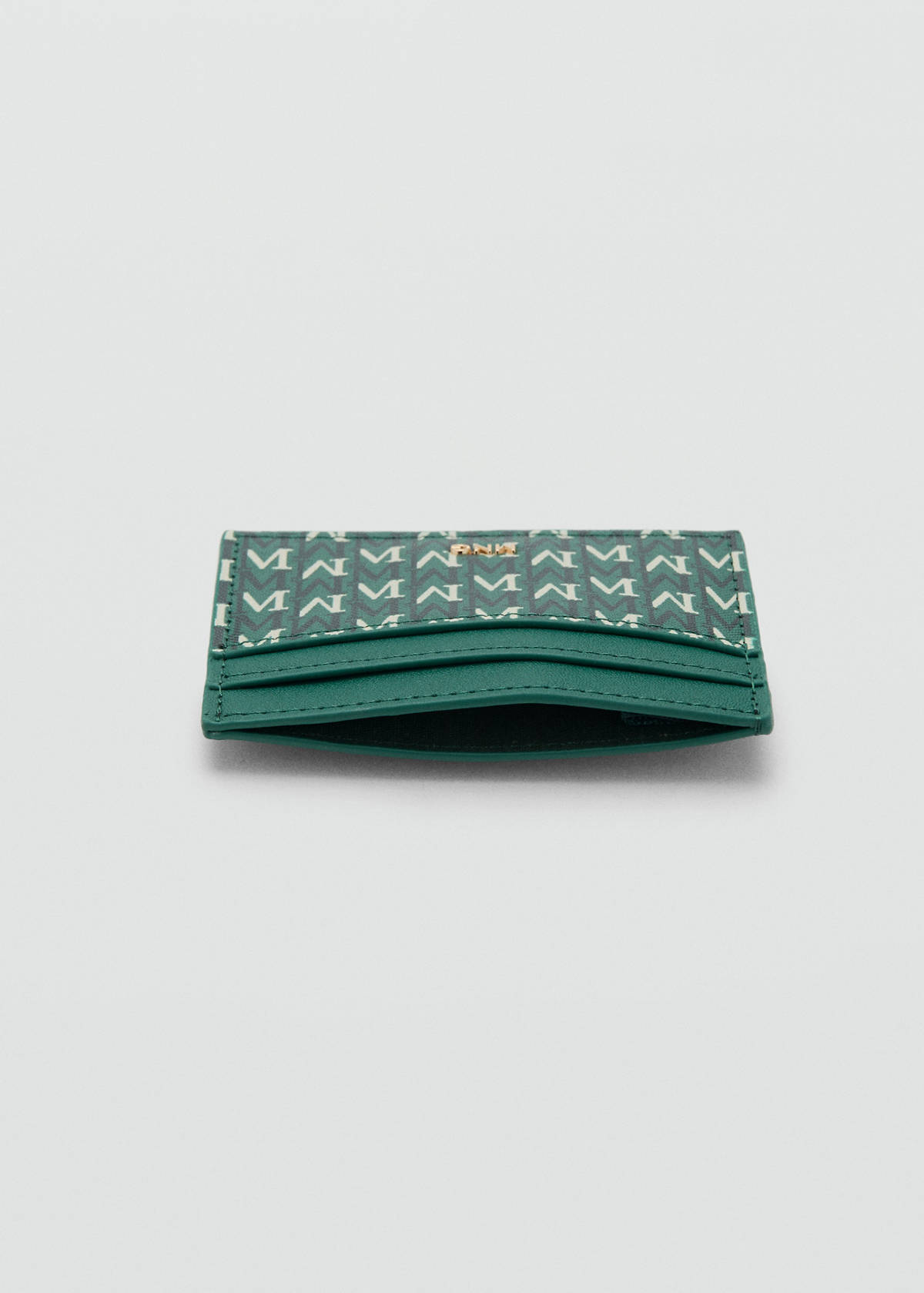 Card holder with printed logo — Green