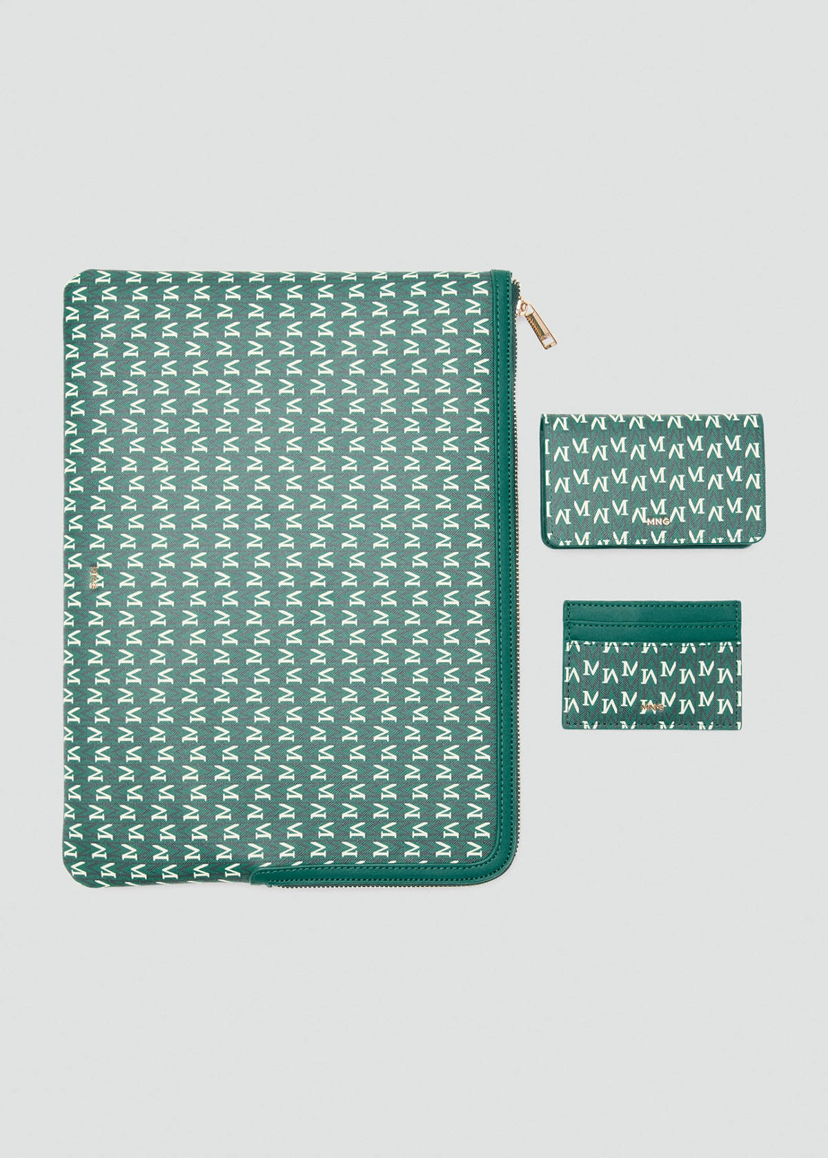 Card holder with printed logo — Green