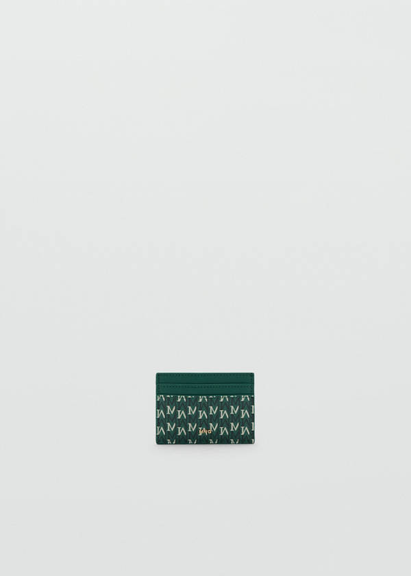 Card holder with printed logo — Green