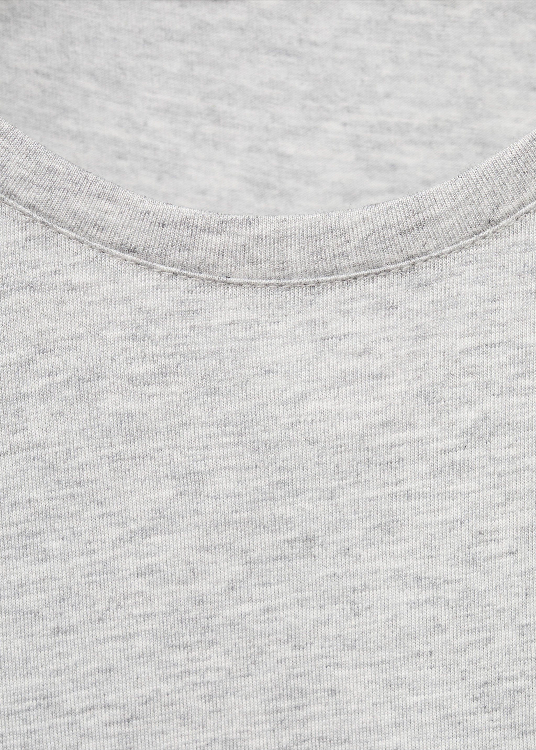 T-shirt pyjama lyocell coton - Détail de l'article 8, Gris clair/pastel. Ref: 17071540-00.