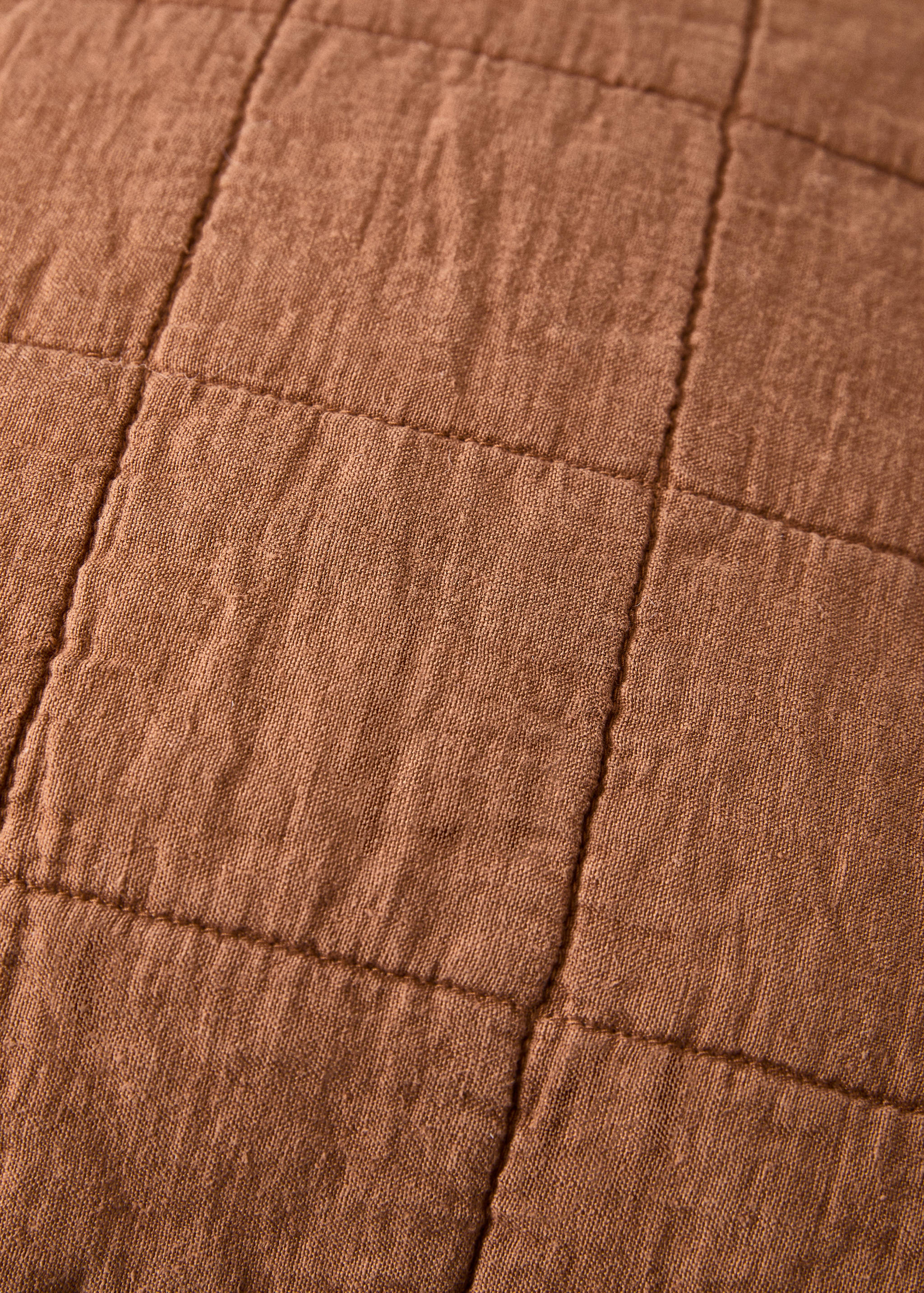 Linen-cotton garment-dyed children's bed cushion cover, 40x40 cm - Details of the article 4