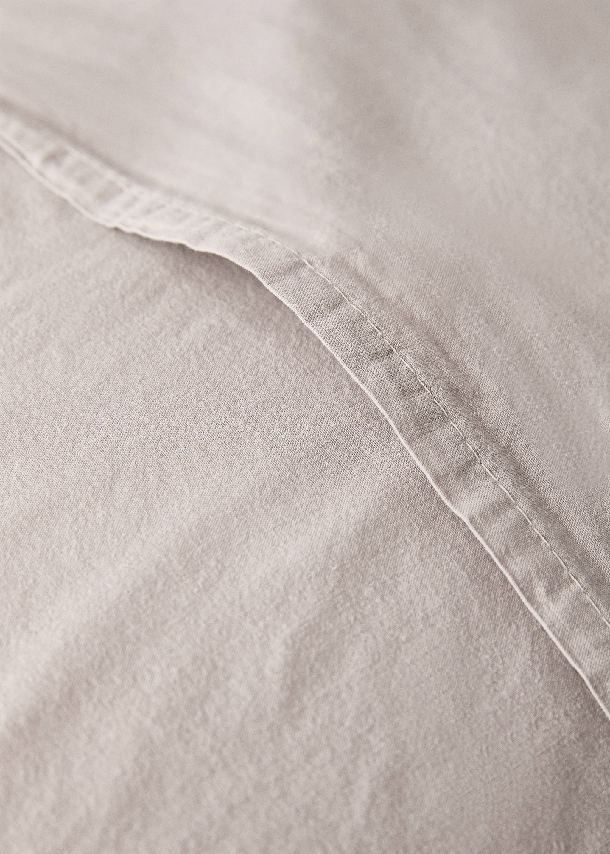 Linen-cotton garment-dyed children's bed cushion cover, 40x40 cm - Details of the article 3