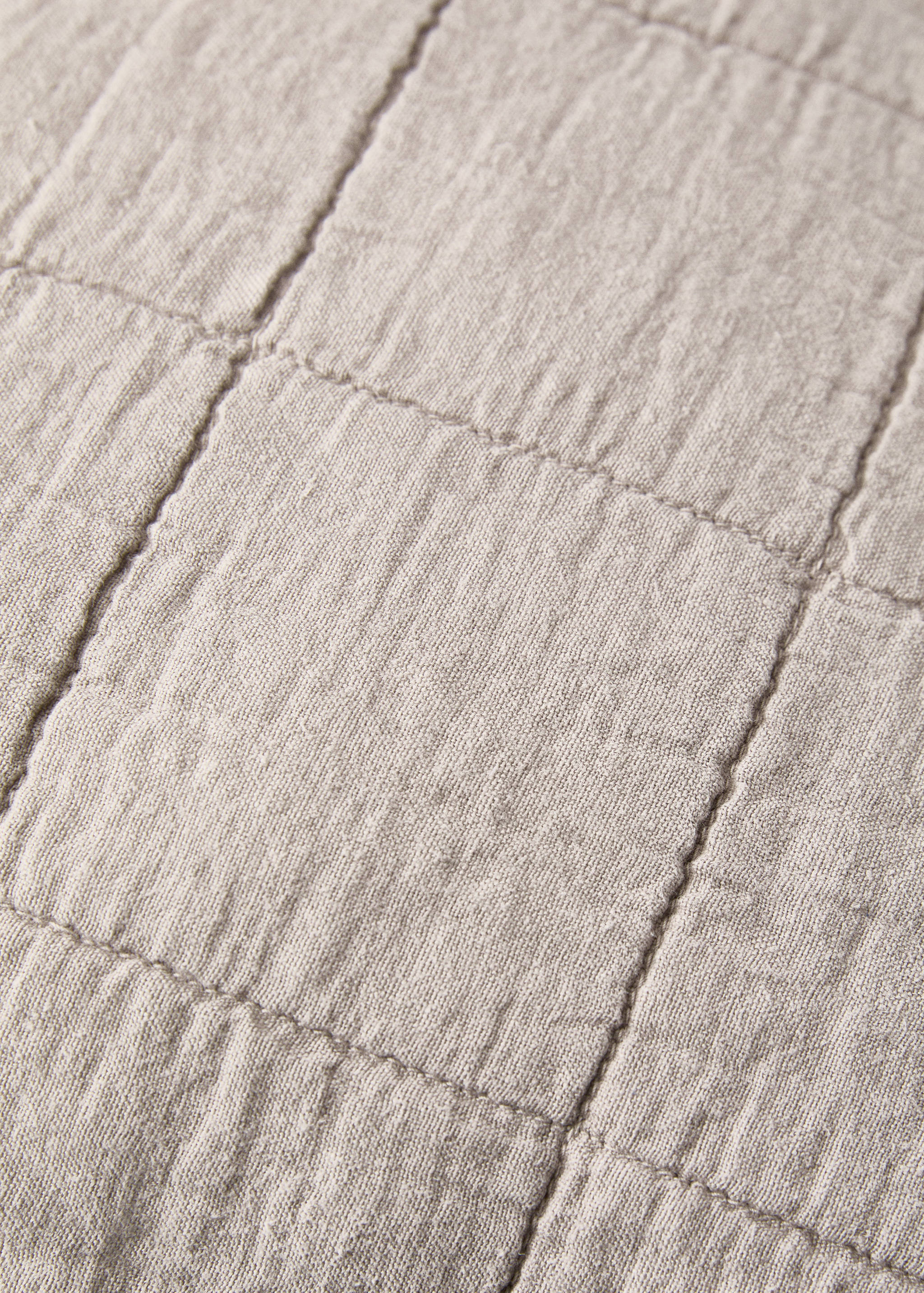 Linen-cotton garment-dyed children's bed cushion cover, 40x40 cm - Details of the article 4